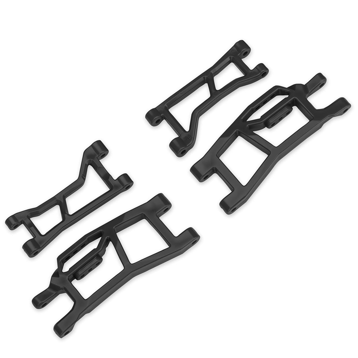 Traxxas Mini Maxx Black WideMaxx Front Upper & Lower HD Suspension Arms