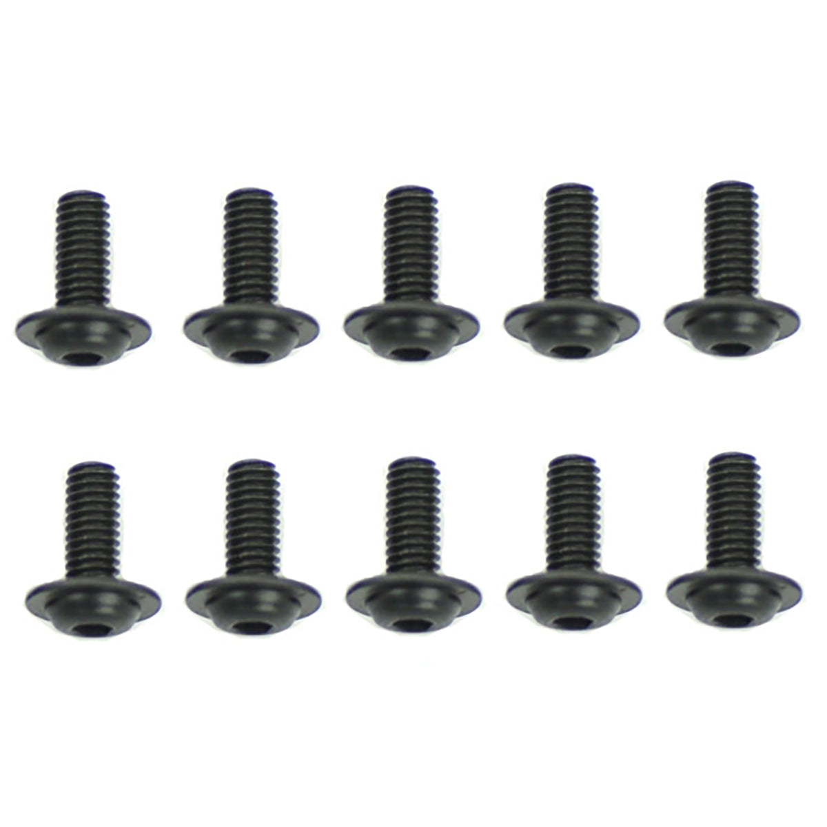 Serpent Screw Allen Roundhead Flanged M4x10 (10)
