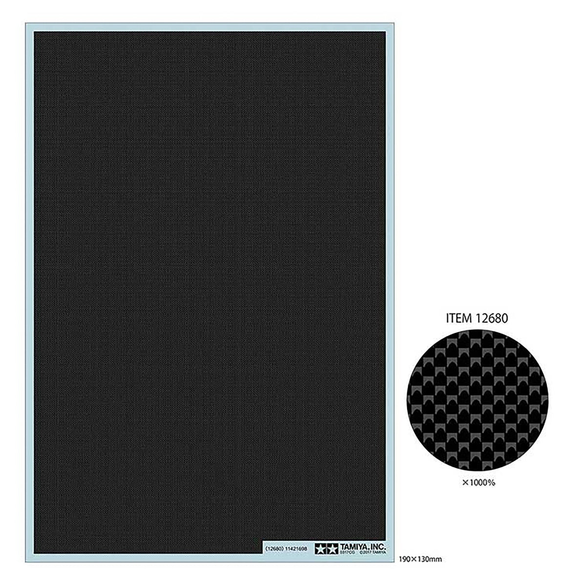 Tamiya Carbon Pattern Decal (Plain Weave/Extra Fine)