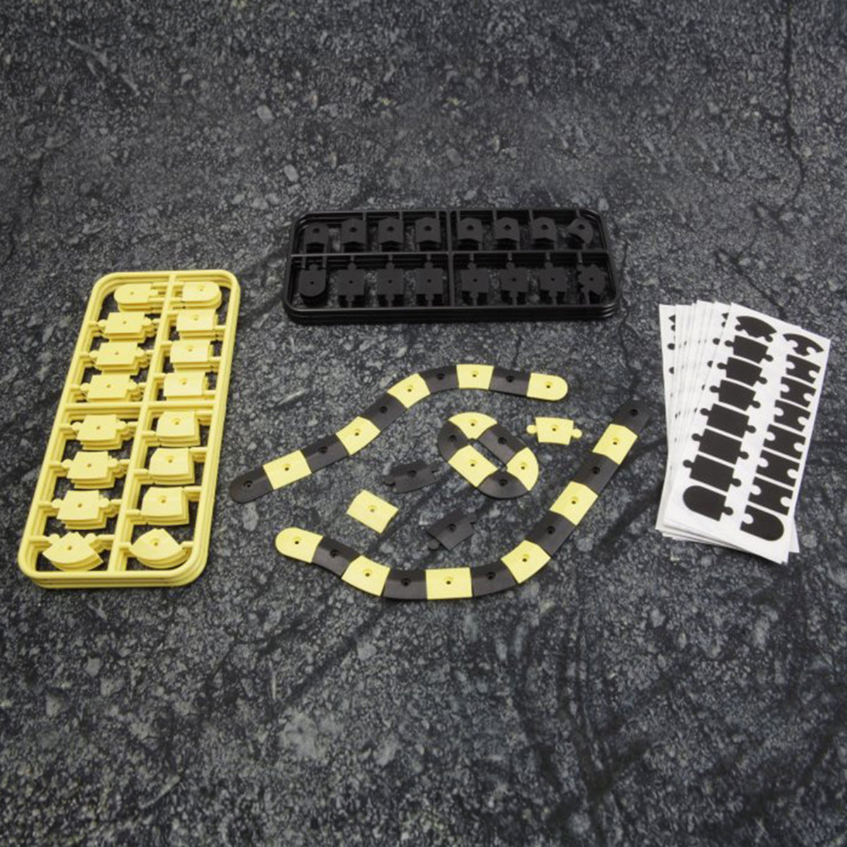 HPI nano-TTR Curb Set - Black and Yellow