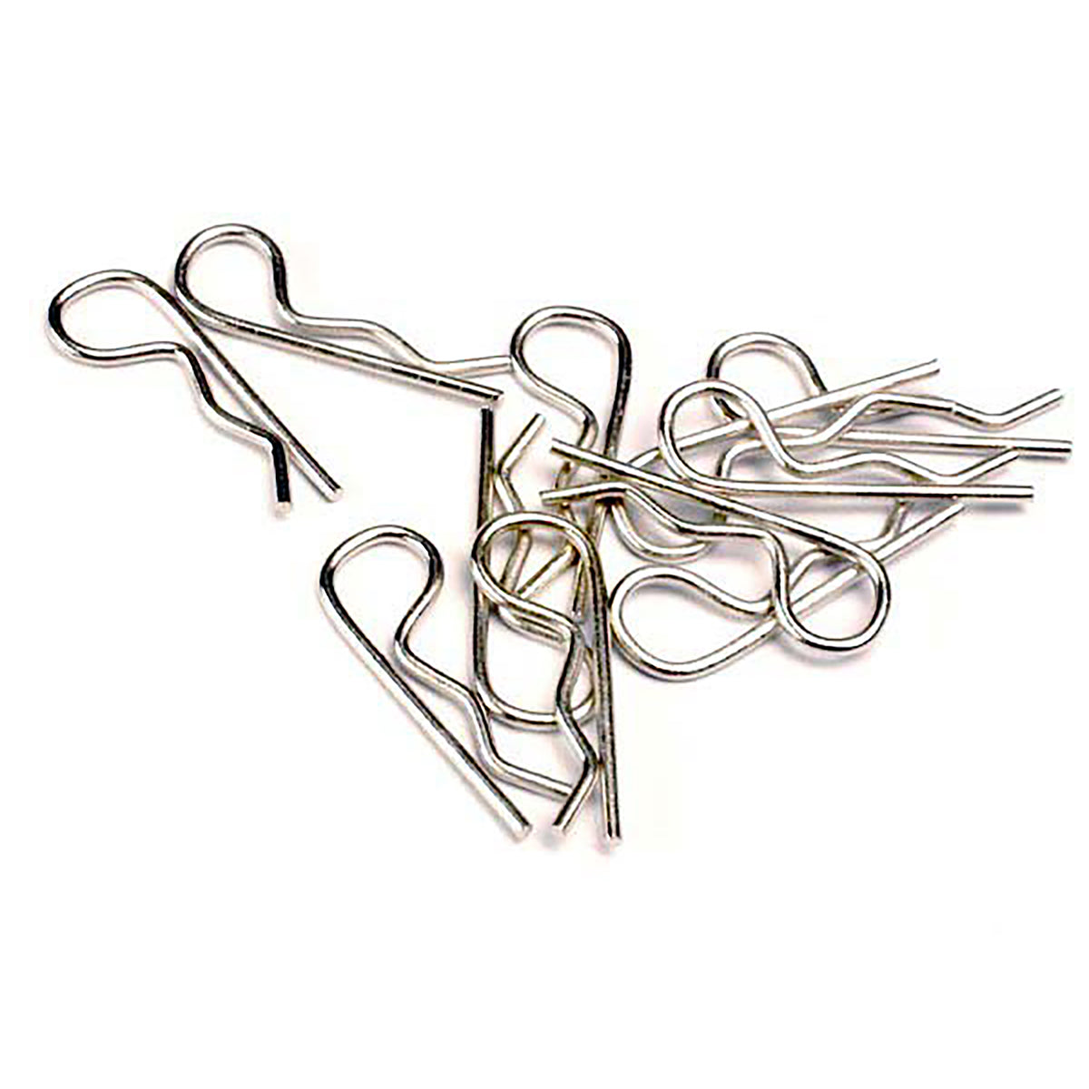 Traxxas Body Clips Silver Standard (12)