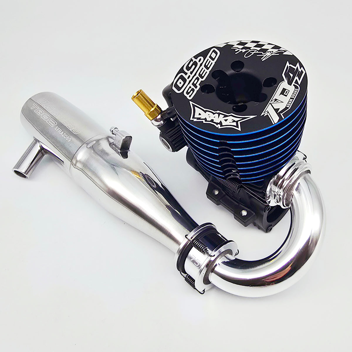 O.S. Engines Speed B21 AD4 Adam Drake 4 Competition .21 Nitro Engine w/TB02 Pipe Broken In by Adam Drake