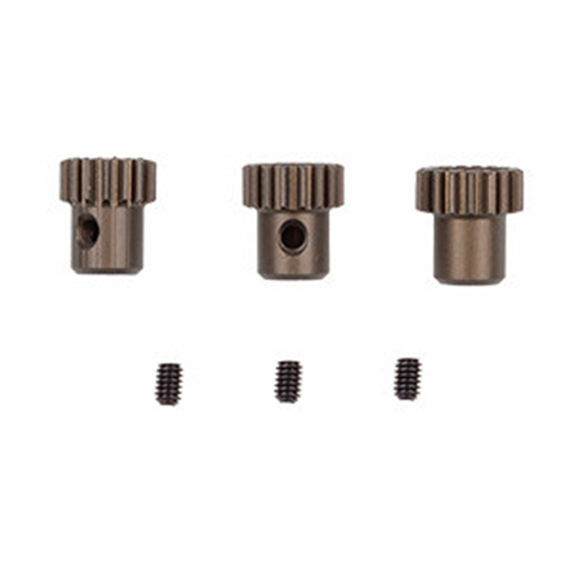 Team Associated RC28R Ft Aluminum 1:28 Scale Pinion Gear Set, 15-17 Tooth - 64p