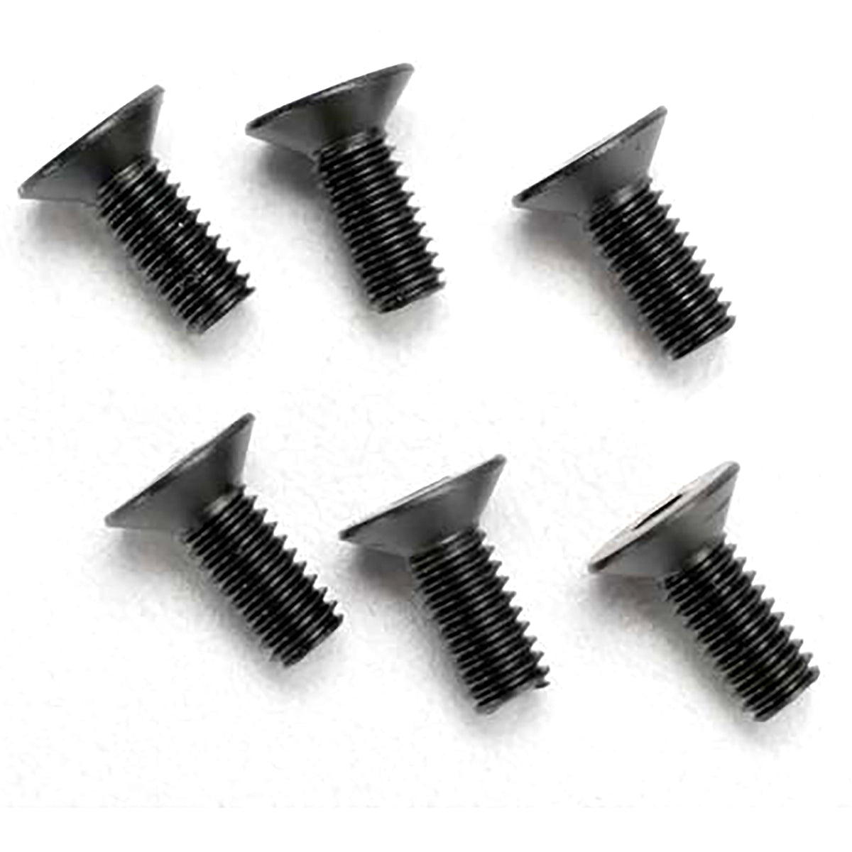 Traxxas Screws, 4x10mm Countersunk Machine (hex drive) (6)
