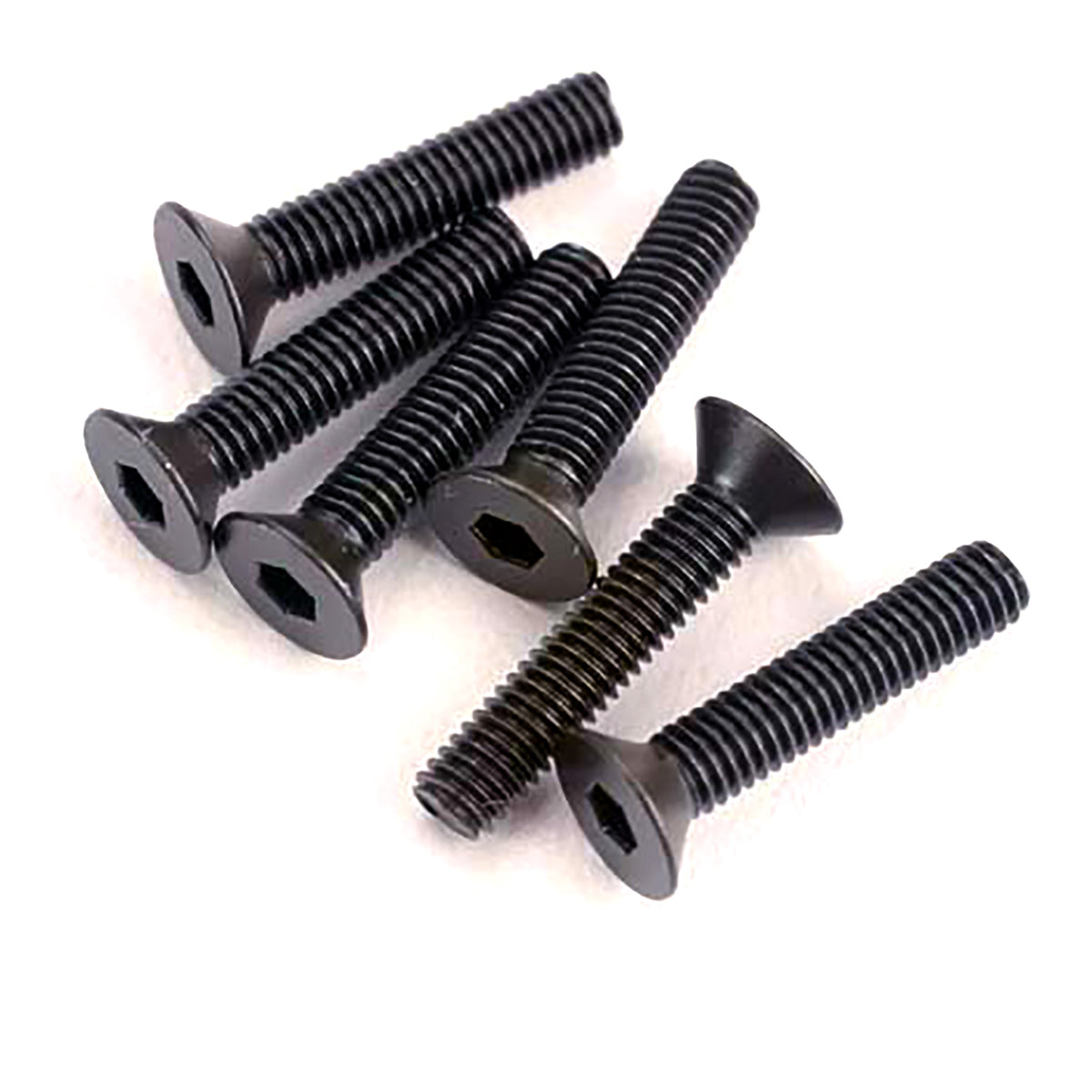 Traxxas Screws, 3x15mm countersunk machine (6) (hex drive)