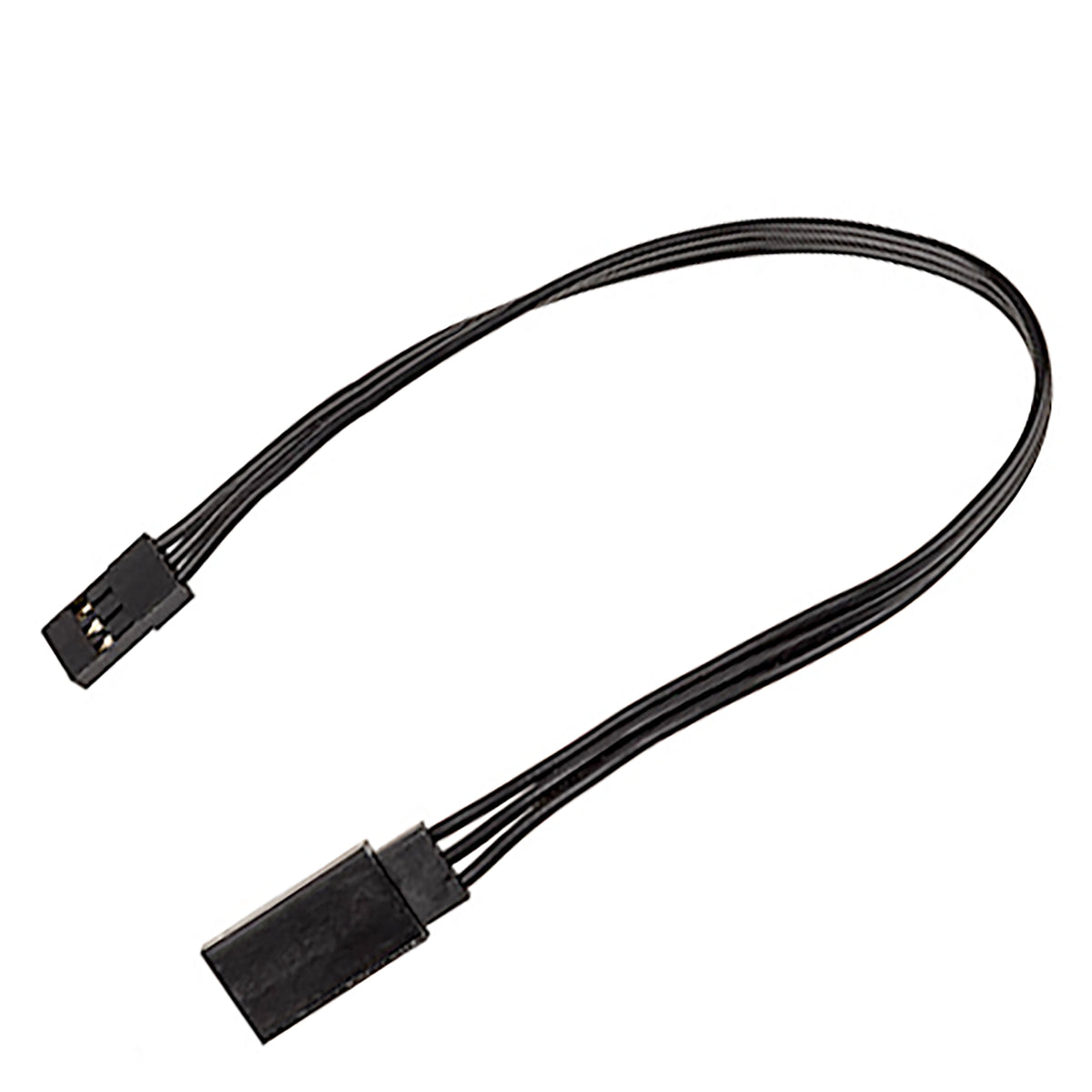 Team Associated Reedy 175mm Servo Wire Extension, Black (6.89 in)