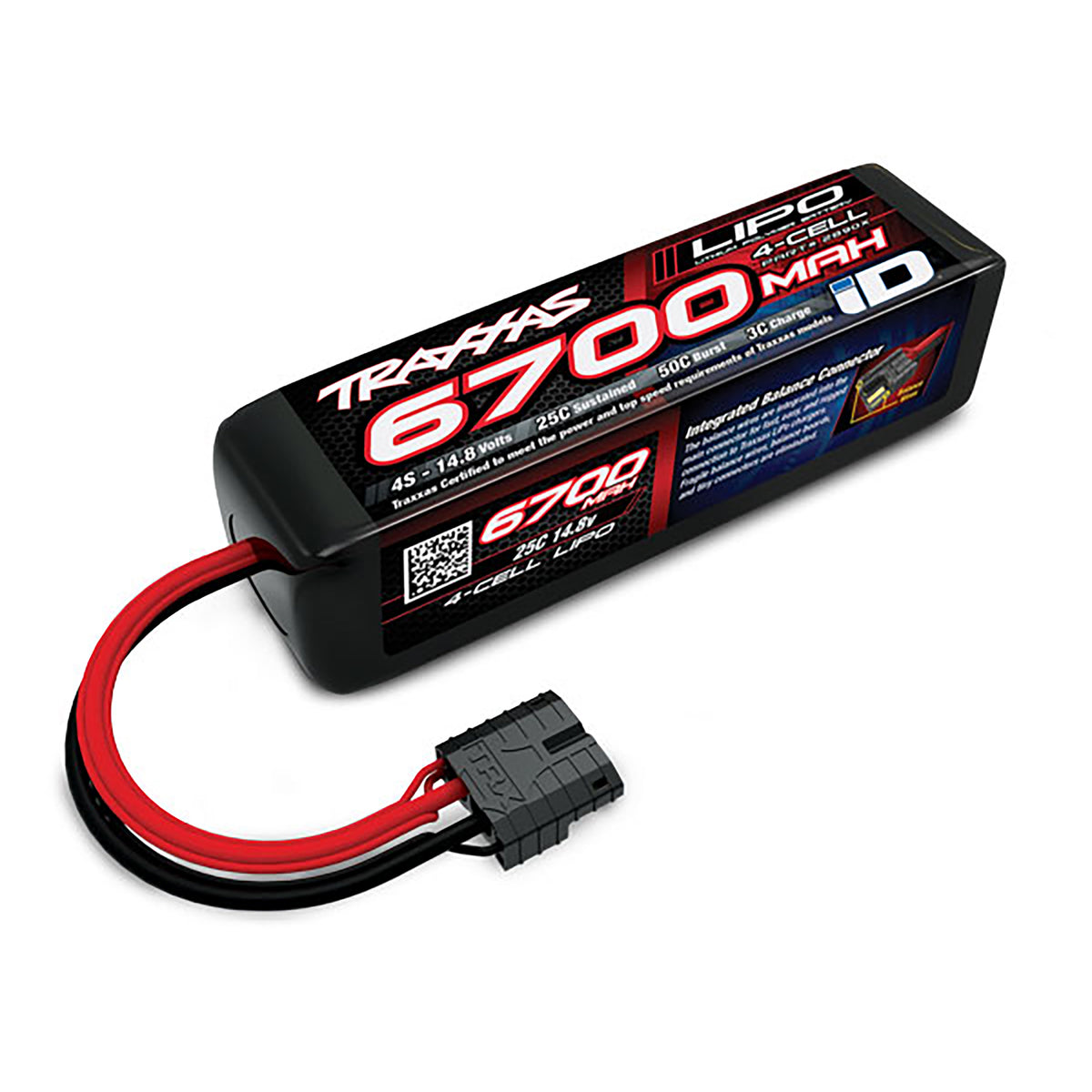 Traxxas 6700mAh 14.8v 4-Cell 25C LiPo Battery