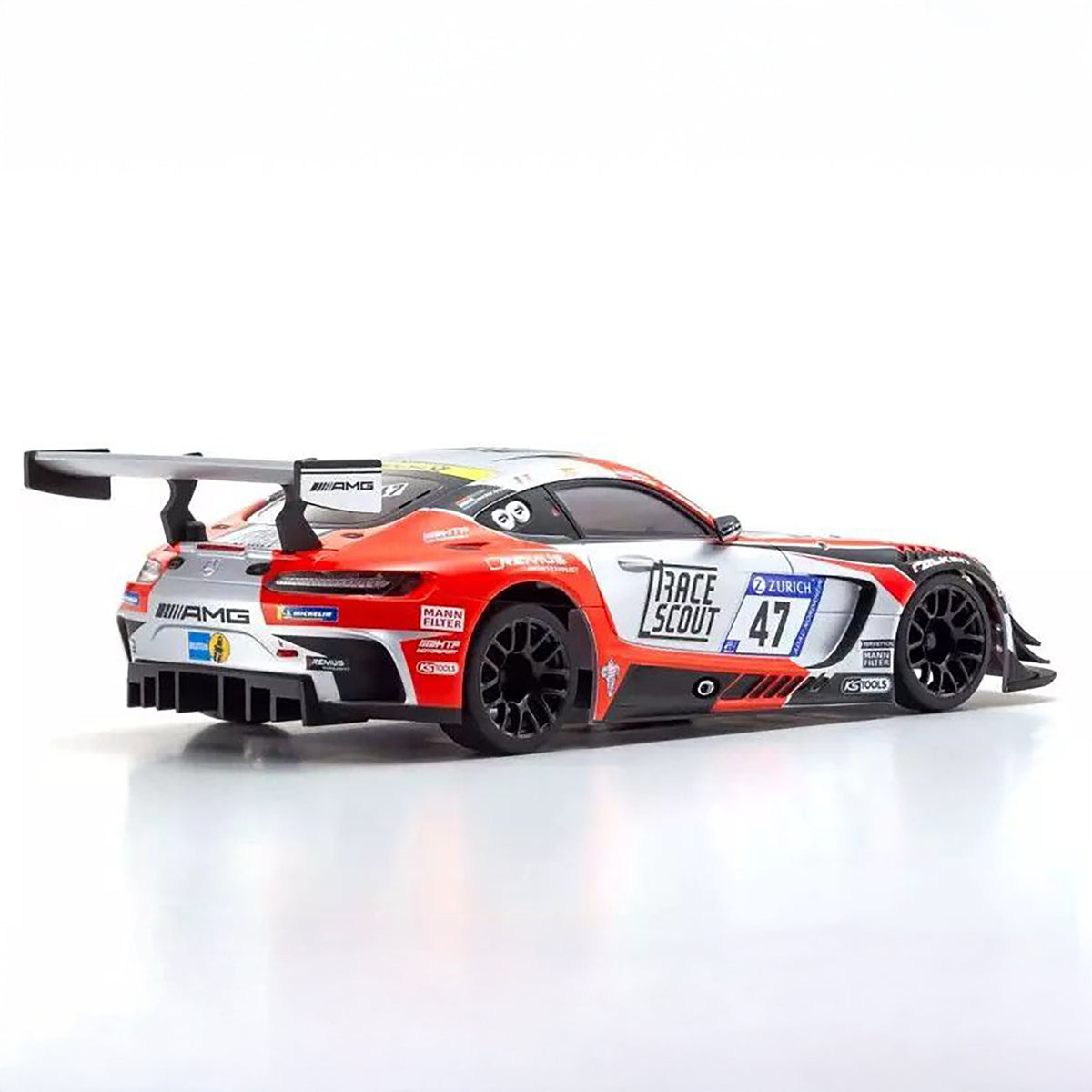 Kyosho Mini-Z MR-04W-MM RWD MR Readyset Mercedes-AMG GT3 No.47 24H Nurburgring 2018