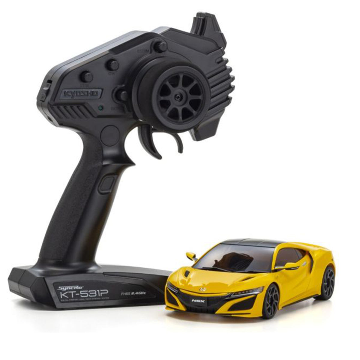 Kyosho Mini-Z MR-04 RWD Readyset Honda NSX Indy Yellow Pearl