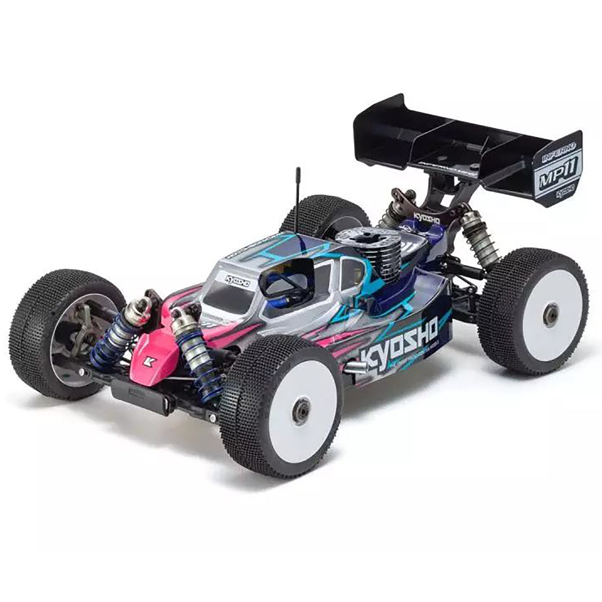 Kyosho Inferno MP11 Nitro Buggy Body Set (Clear) w/Decals & Masks