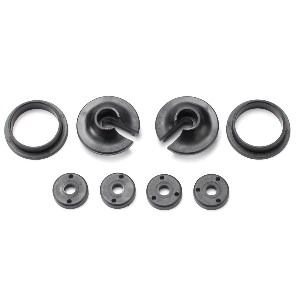 Traxxas Spring Retainers, Upper & Lower (2)/Piston Head Set (2-hole (2)/3-hole (2))