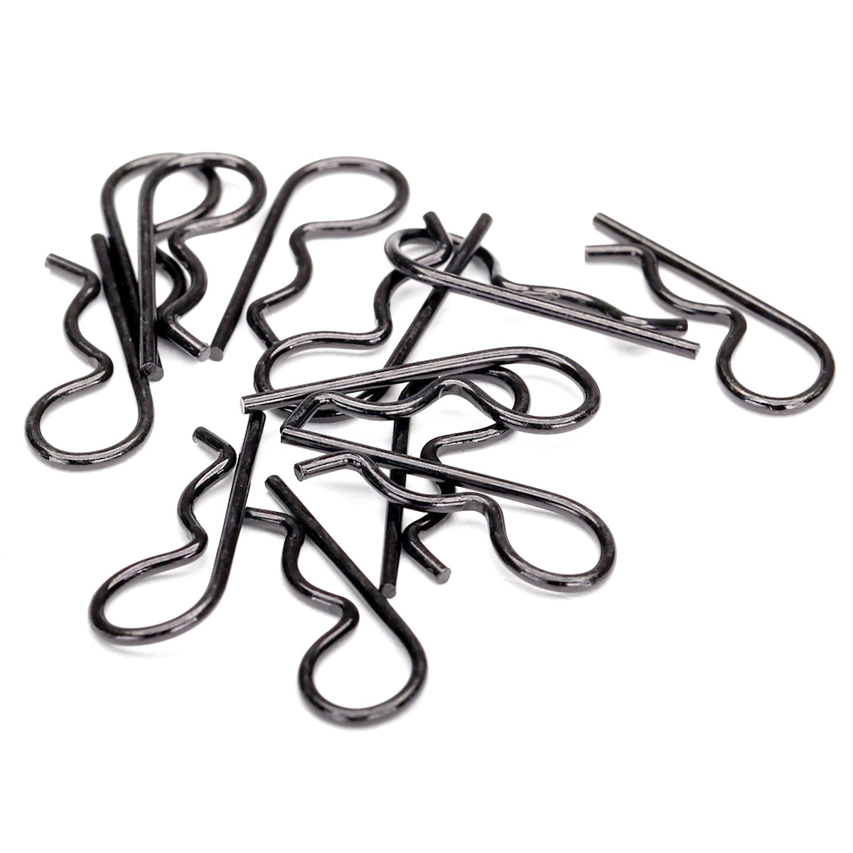 Traxxas Heavy Duty Body Clips (Black) (12)