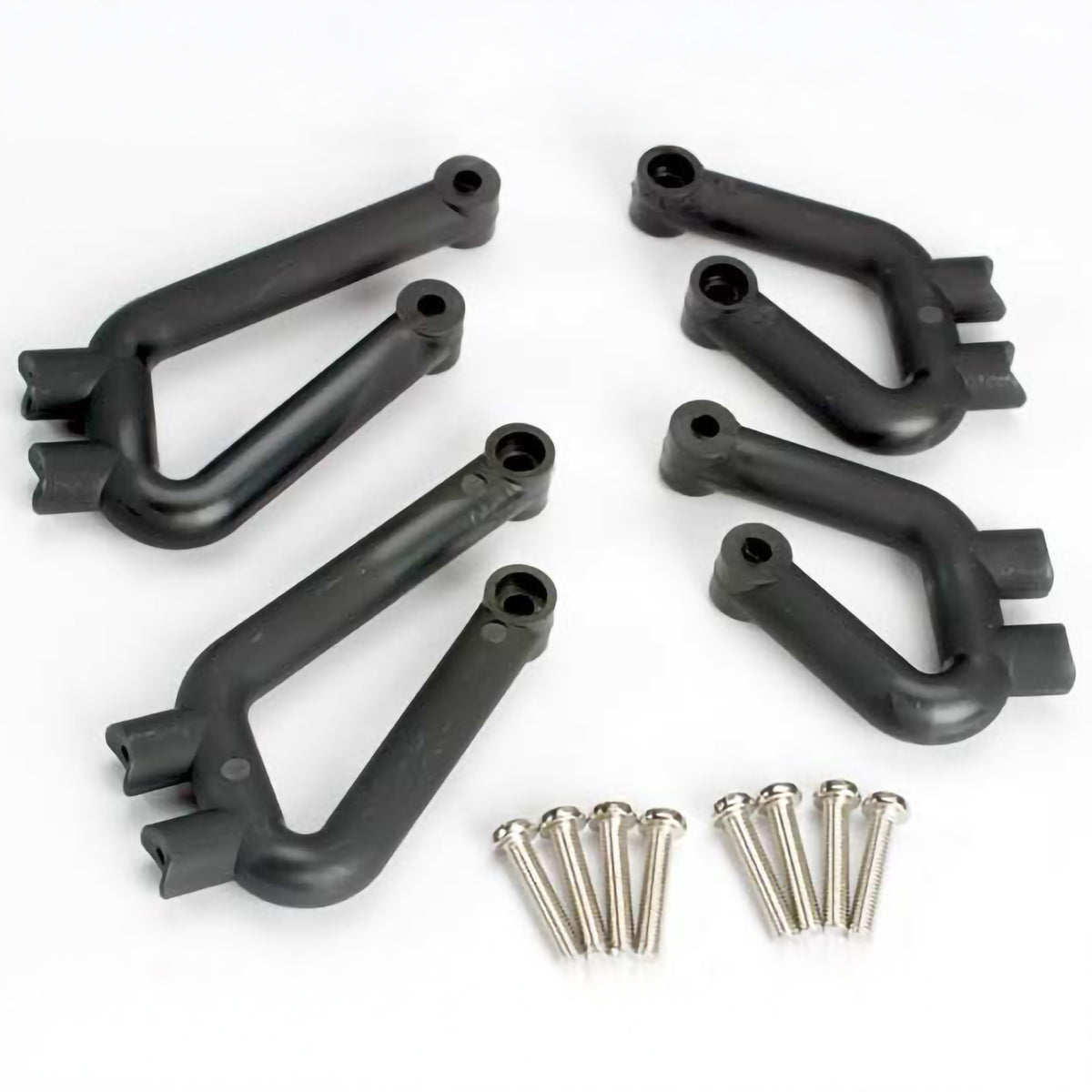 Traxxas Bumper mounts, Front (l&r)/Bumper Mounts, Rear (l&r)/ 3x12mm RHM screws (8)