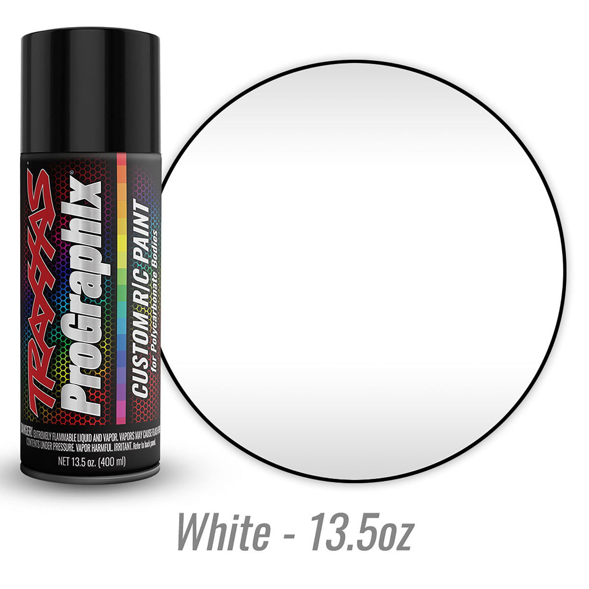 Traxxas ProGraphix White Custom R/C Lexan Spray Paint (13.5oz)