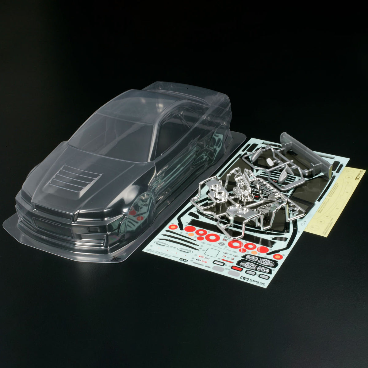 Tamiya RC NISMO R34 GT-R Body Set (Clear) (190mm)