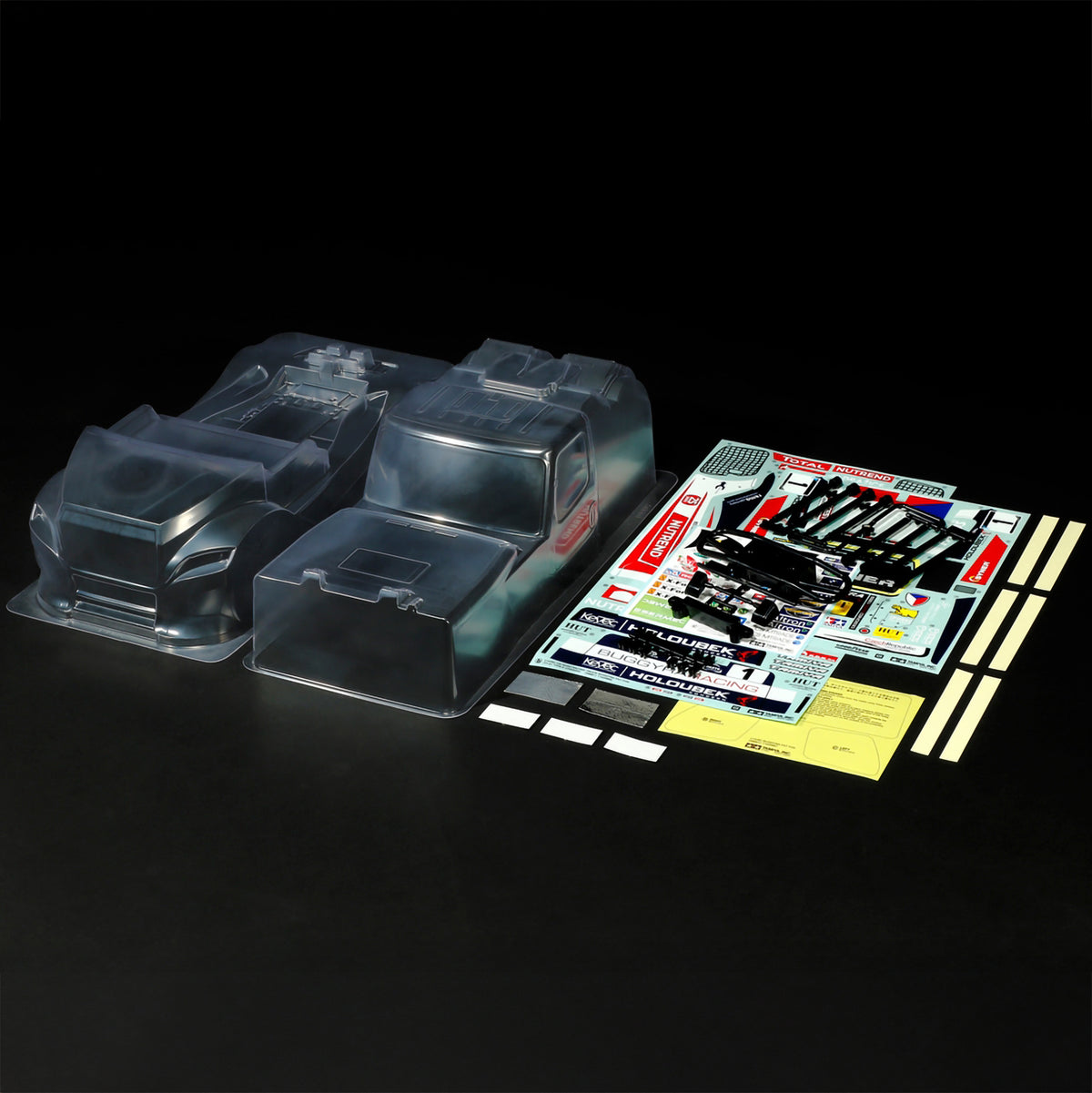 Tamiya Buggyra Fat Fox Racing Truck Body Set (Clear)