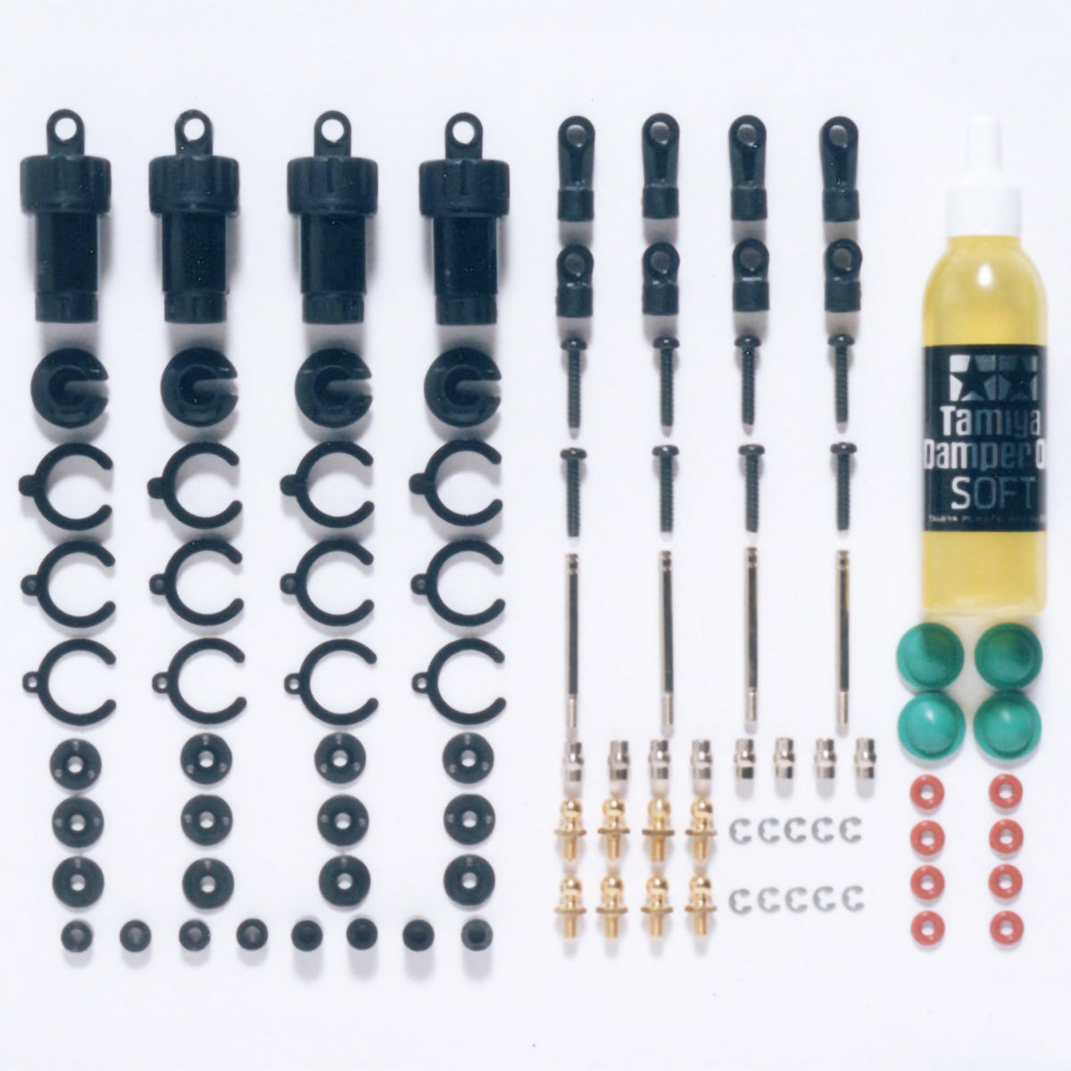 Tamiya RC CVA Mini Shock Unit Cylinder (4pcs)