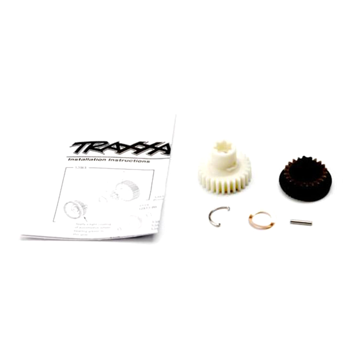 Traxxas Primary Gears, Forward and Reverse/2x11.8mm pin/Pin Retainer/Disc Spring