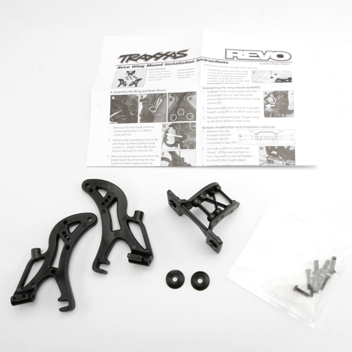 Traxxas Wing Mount, Revo® (complete minus wing, part #5412 or other)