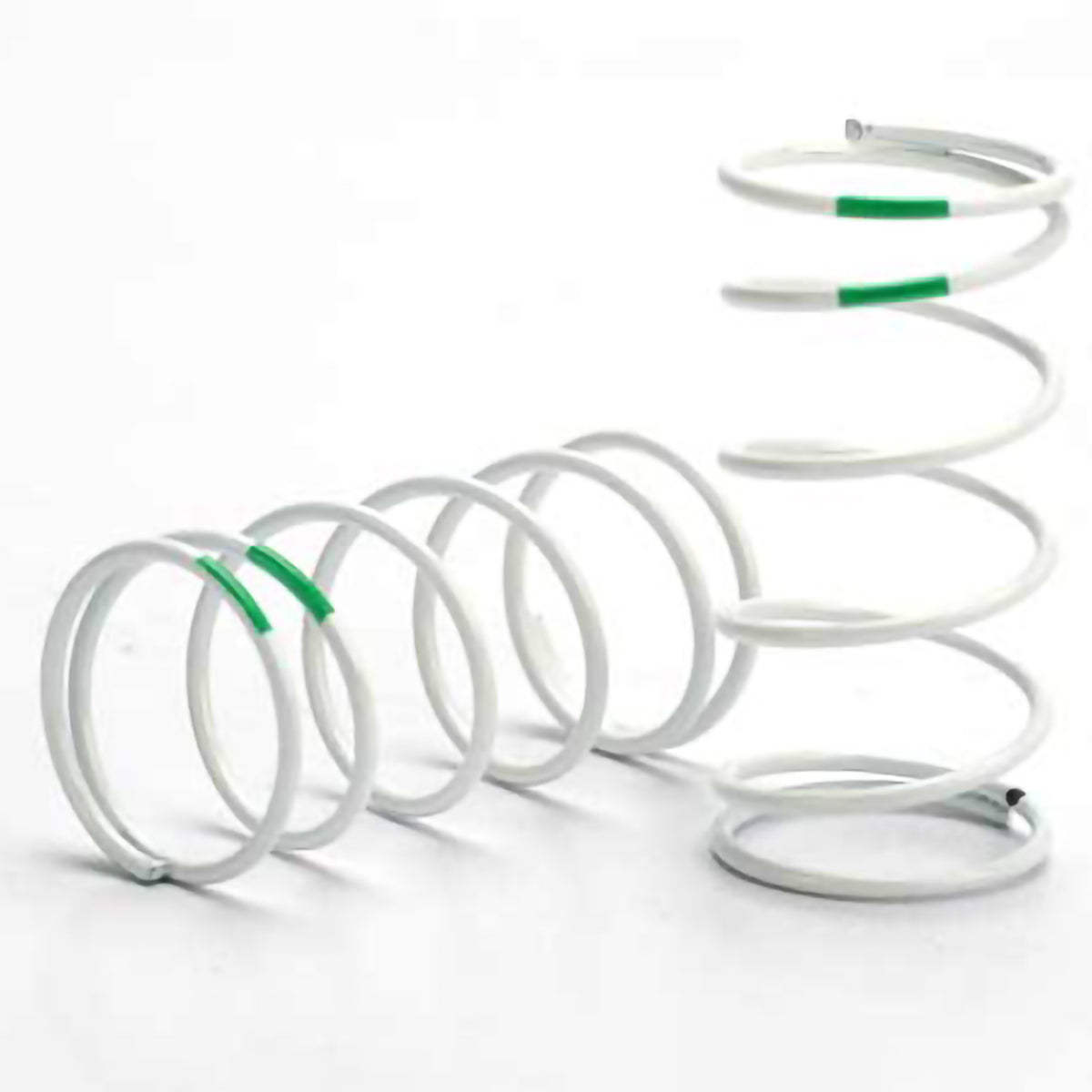 Traxxas Shock Spring, (white) (GTR) (std. front) (1.1 rate green) (1 pair)