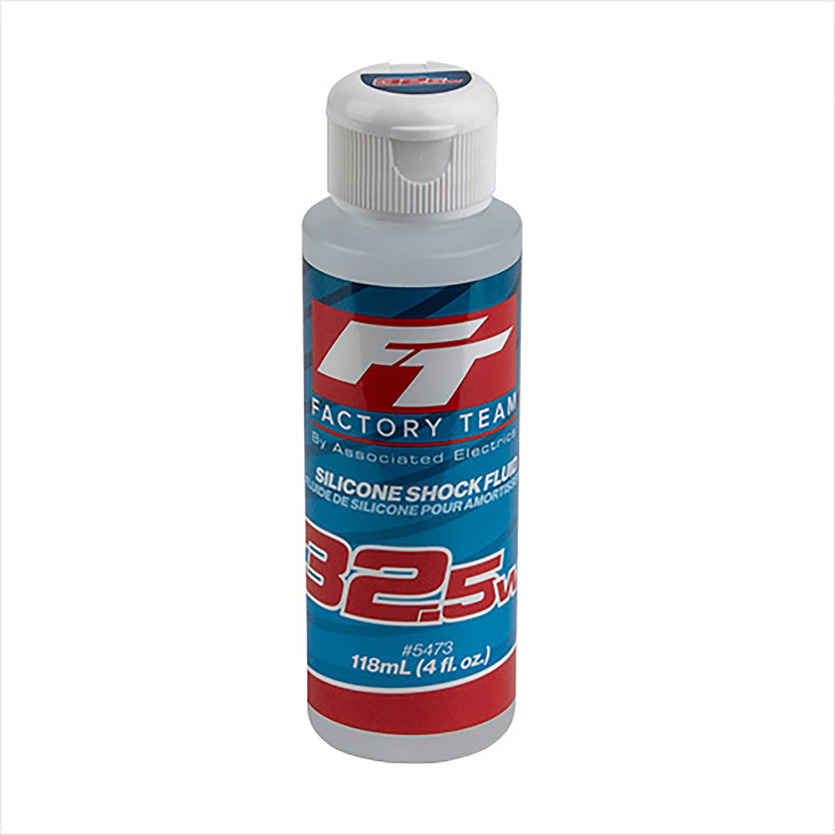 Team Associated FT Silicone Shock Fluid, 32.5wt (388 cSt), 4oz.