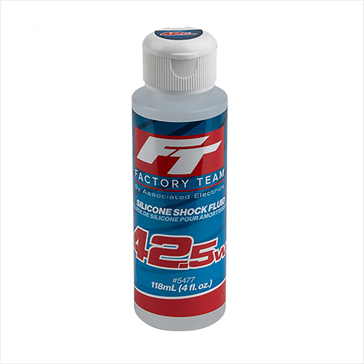Team Associated FT Silicone Shock Fluid, 42.5wt (538 cSt), 4oz.