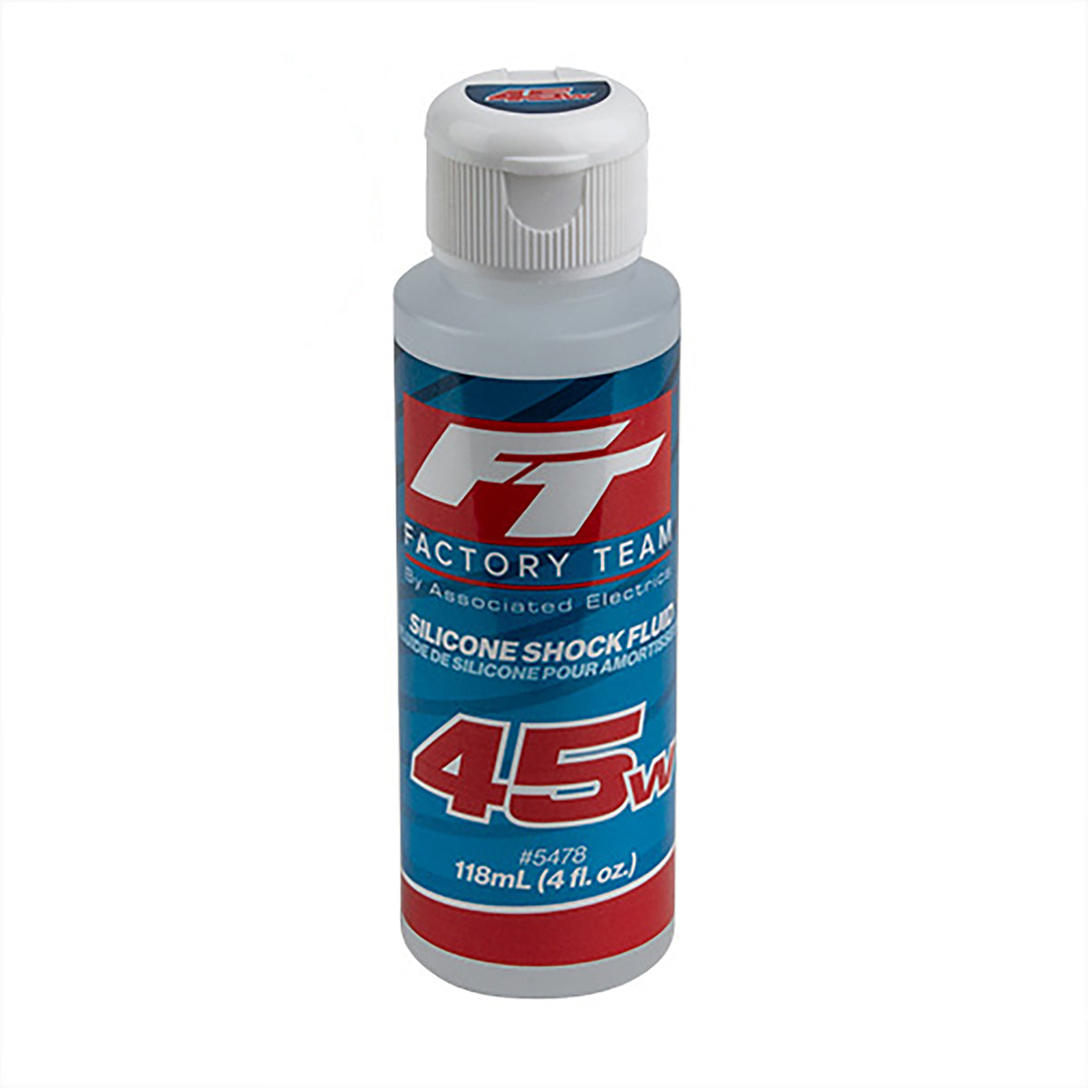 Team Associated FT Silicone Shock Fluid, 45wt (575 cSt), 4oz.