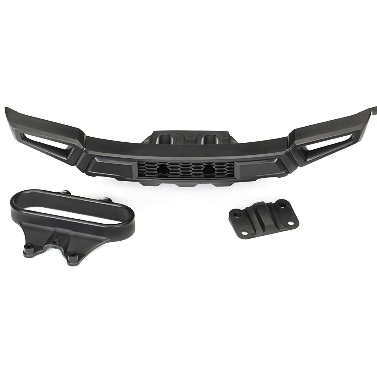 Traxxas Bumper, front/ bumper mount, front/ adapter (fits 2017 Ford Raptor)