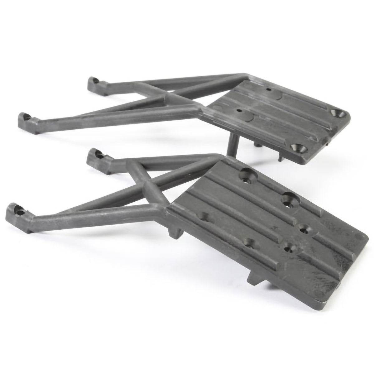 Traxxas Slash 2wd Skidplates, Front & Rear (Black)