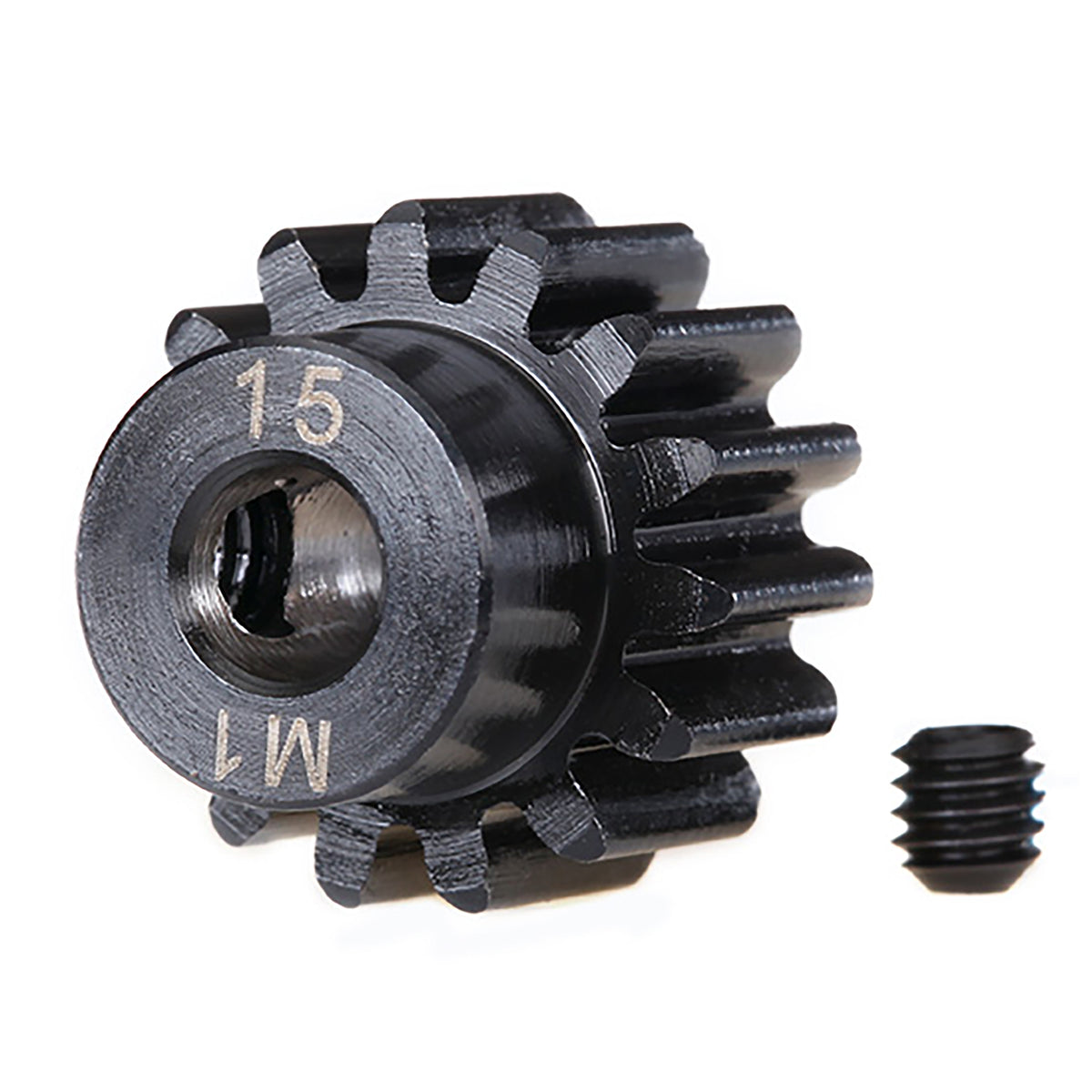 Traxxas Machined Pinion Gear, 15-T (1.0 Metric Pitch) (Fits 5mm Shaft)/ Set Screw