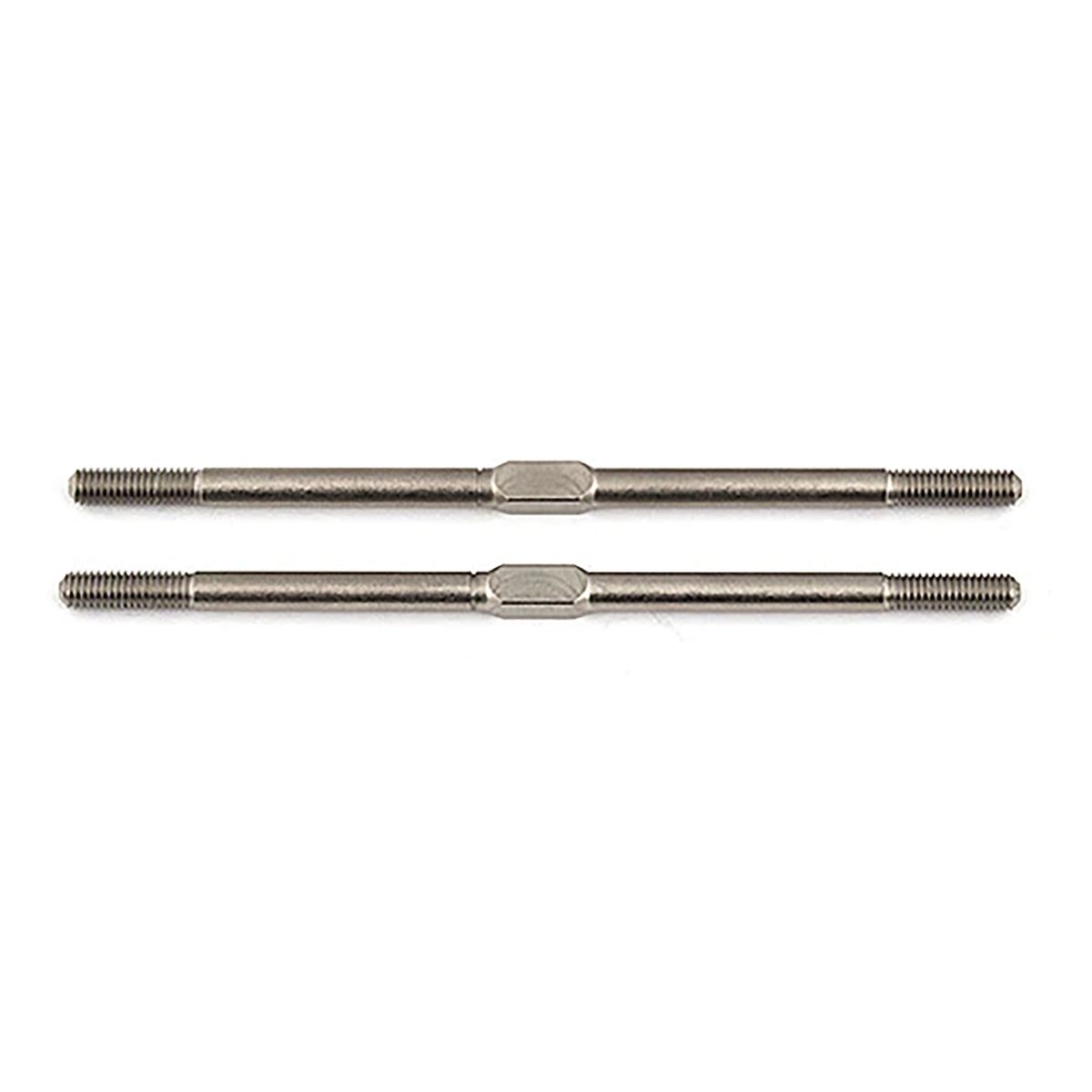 Team Associated Turnbuckles, M3x71mm/2.80 in, Steel, Silver
