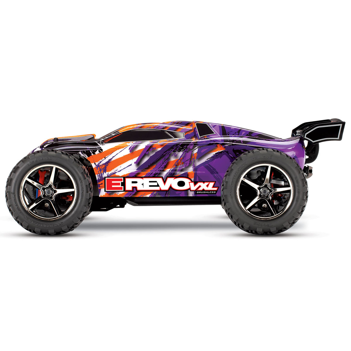 Traxxas E-Revo VXL Brushless 1/16 4WD RTR Monster Truck (Purple) w/VXL-3m ESC, TQi 2.4GHz Radio, Battery & USB-C Charger
