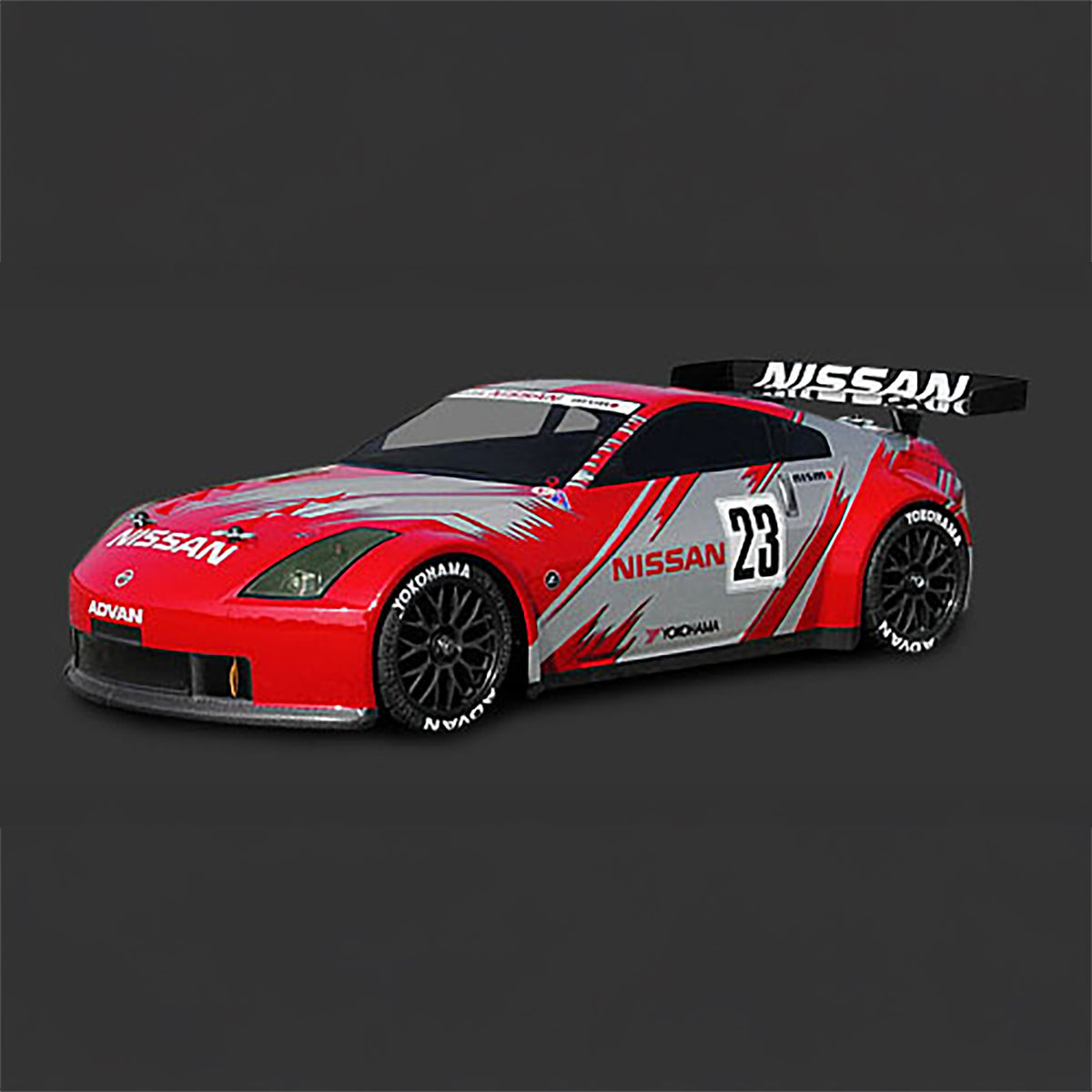 HPI Nissan 350Z Nismo GT Body, Clear, 190mm WB255mm