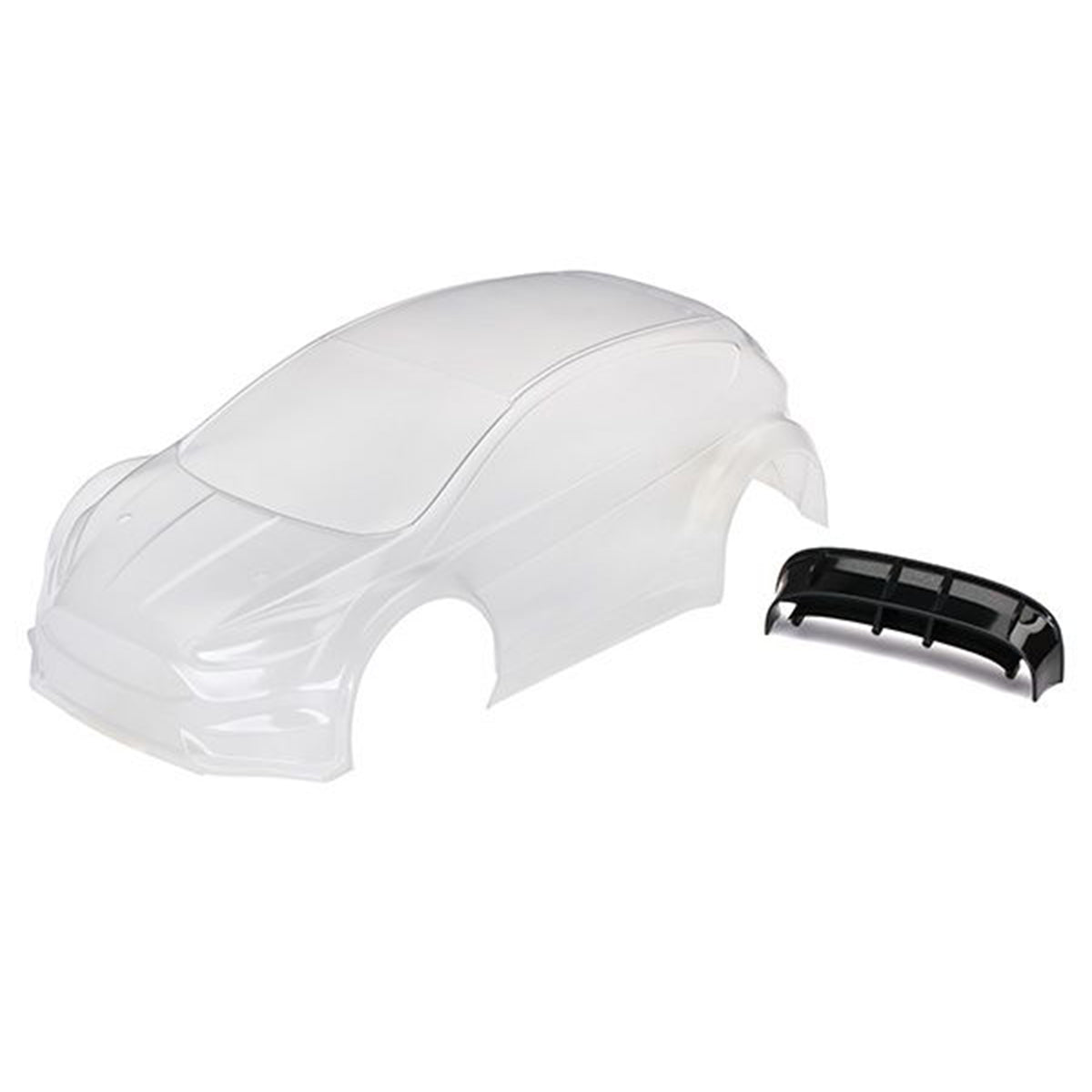 Traxxas Body, Ford Fiesta® ST Rally (clear, requires painting)/decal sheet