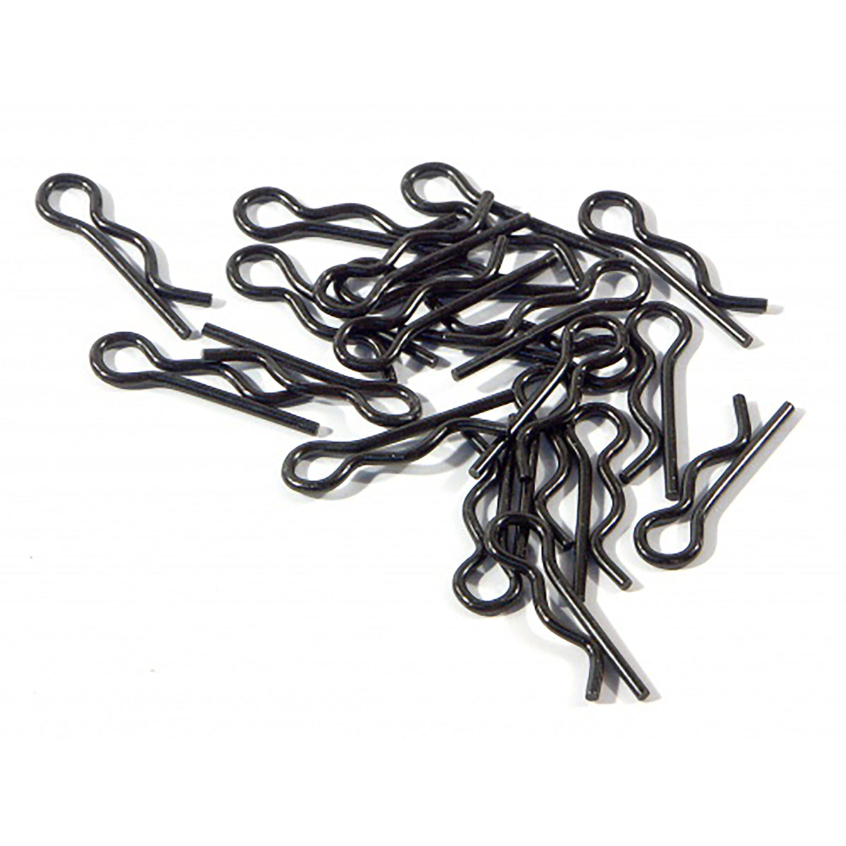 HPI Body Clip, 6mm, Black, (20pcs), RS4, Sport 3, Jumpshot, Savage, Baja 5B, E10