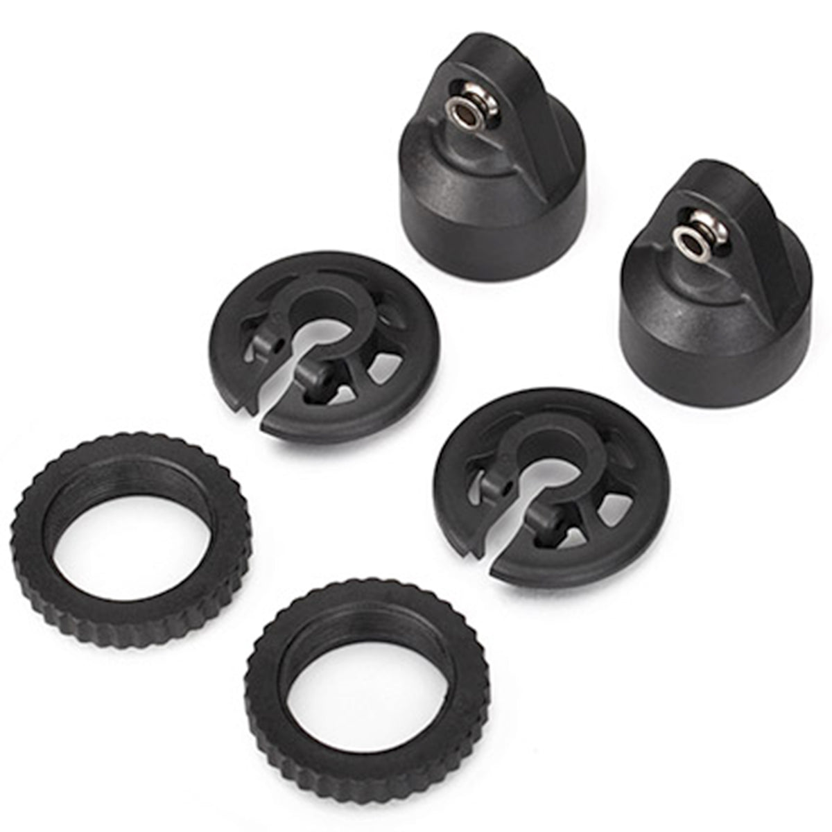 Traxxas Shock Caps, GTX Shocks/Spring Perch/Adjusters/2.5x14mm CS (2) (for 2 shocks)