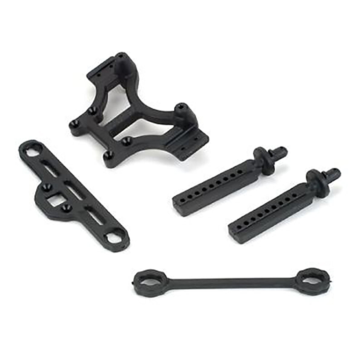 RPM T-Maxx & E-Maxx Shock Tower & Body Mounts-Black