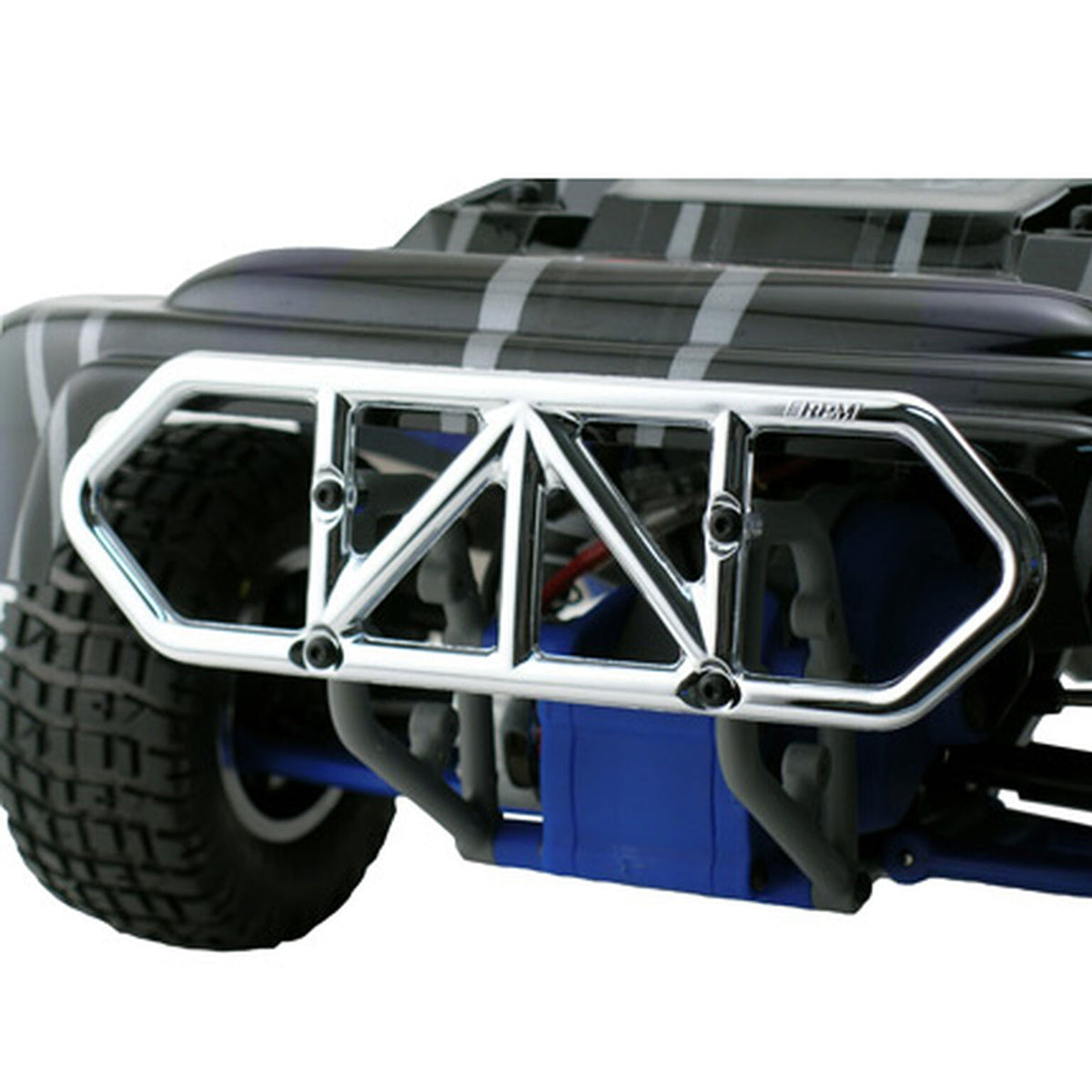 RPM Rear Bumper, for Traxxas Slash 2wd, Chrome
