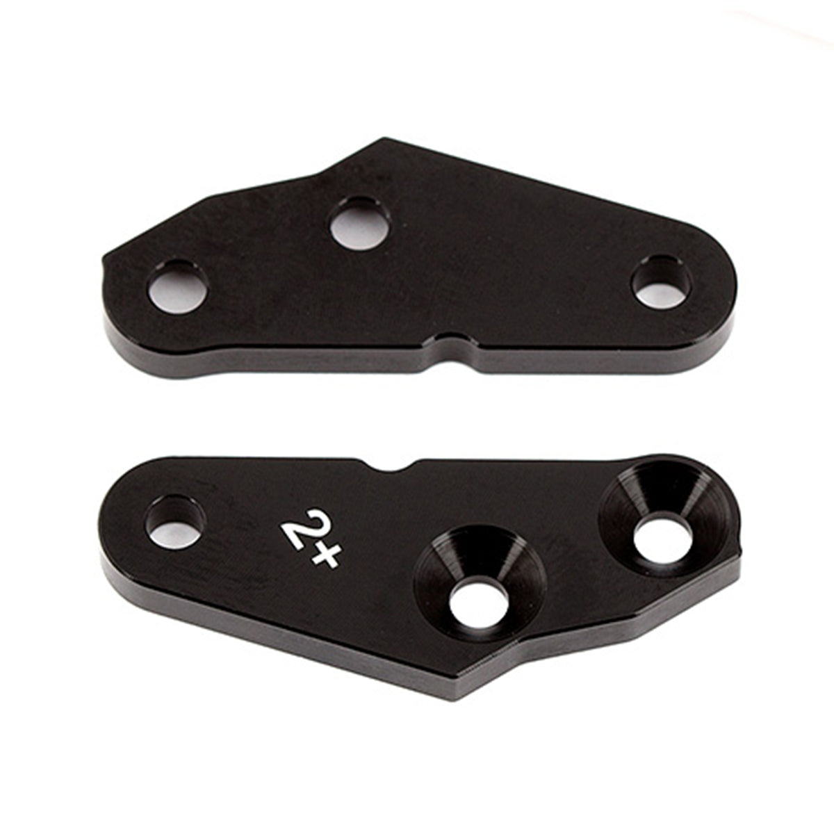 Team Associated RC8B3 Steering Block Arms, +2 deg., Aluminum