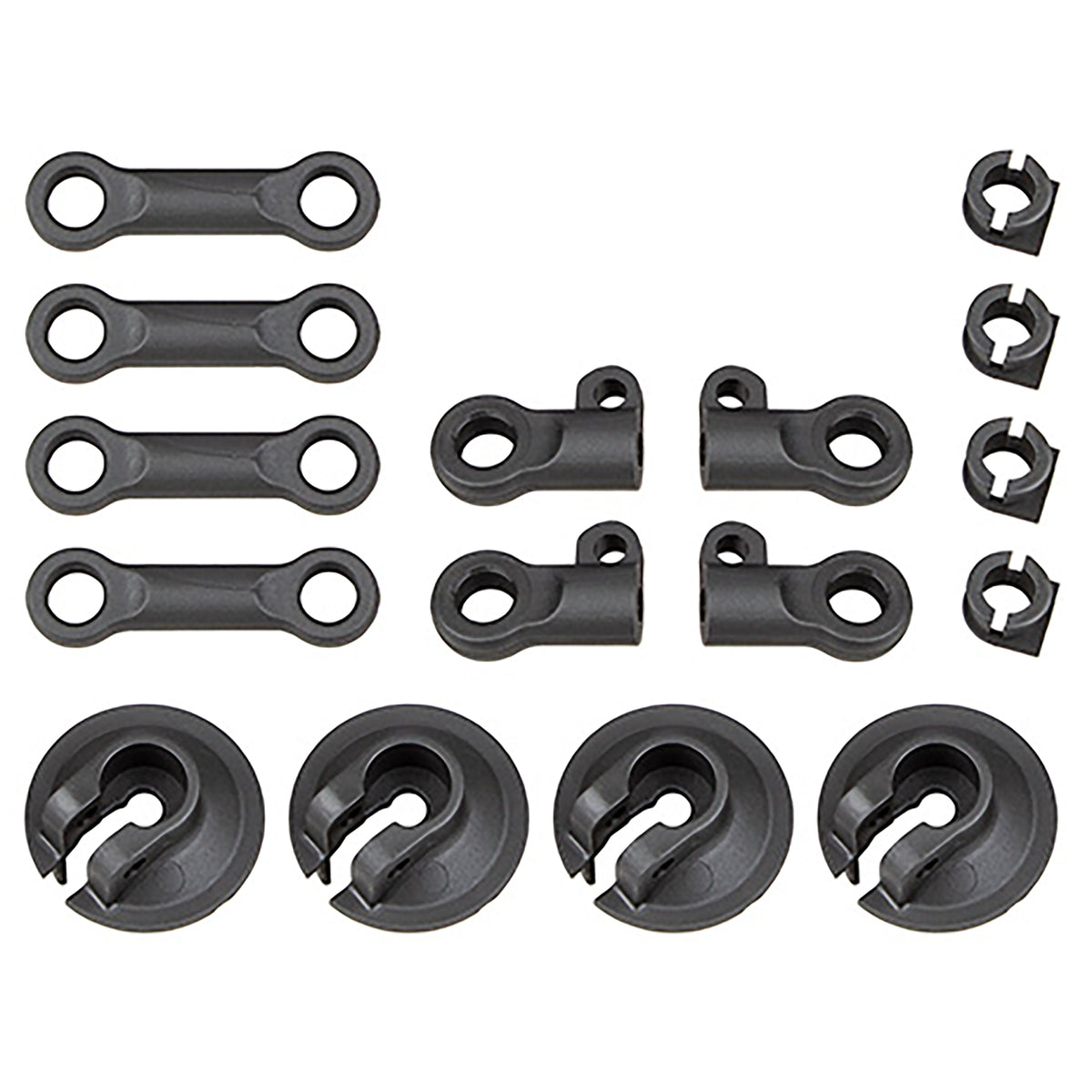Team Associated RC8B4/T4 Spring Cups and Shock Rod Ends