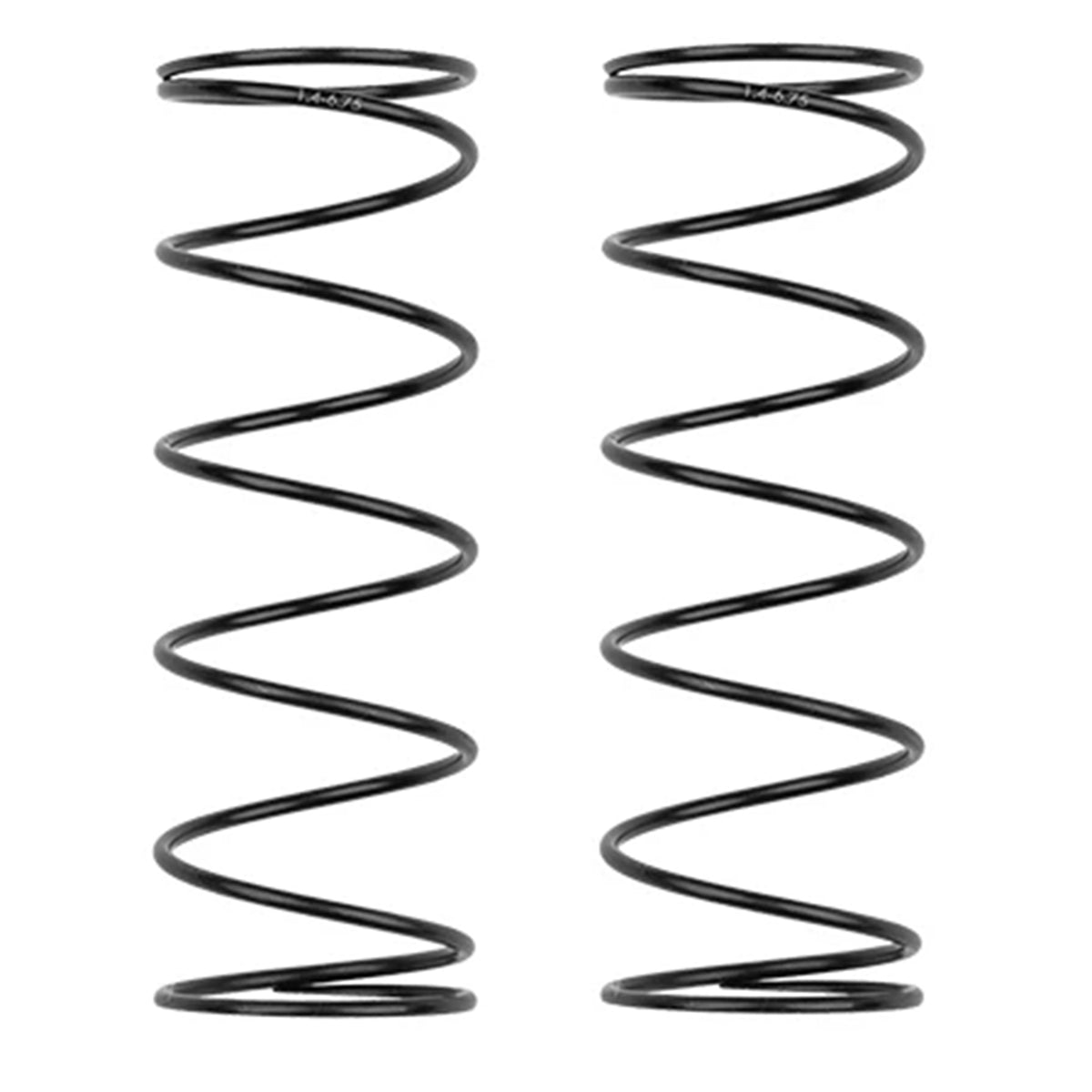 Team Associated 16mm Shock Springs, Yellow 4.40 lb/in, L66, 6.75T, 1.4D