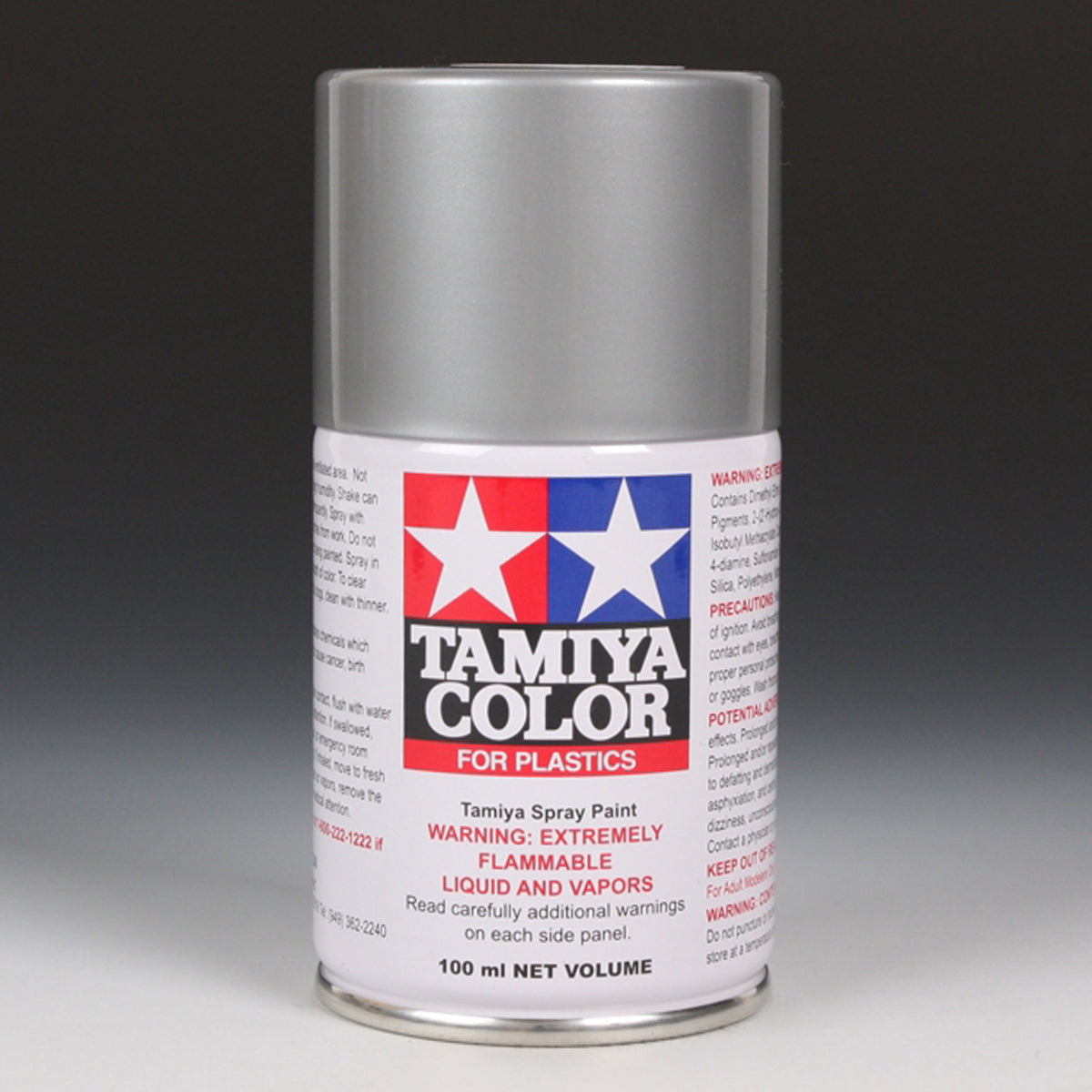 Tamiya Lacquer Spray Paint, TS-17 Gloss Aluminum - 100ml Spray Can