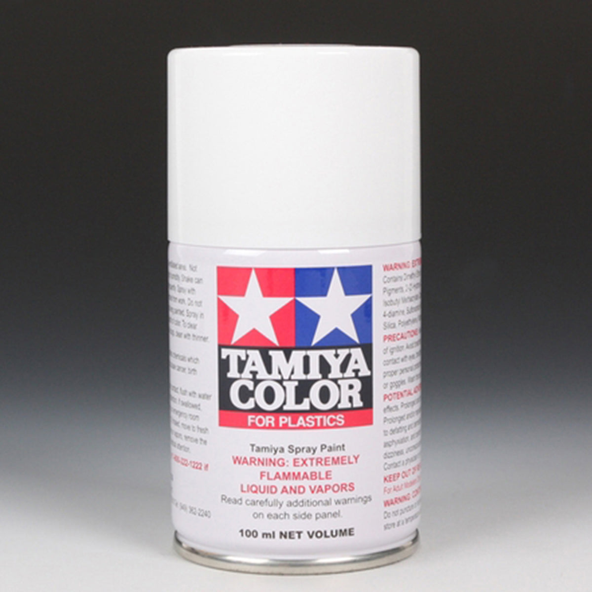 Tamiya Lacquer Spray Paint, TS-27 Matte White - 100ml Spray Can