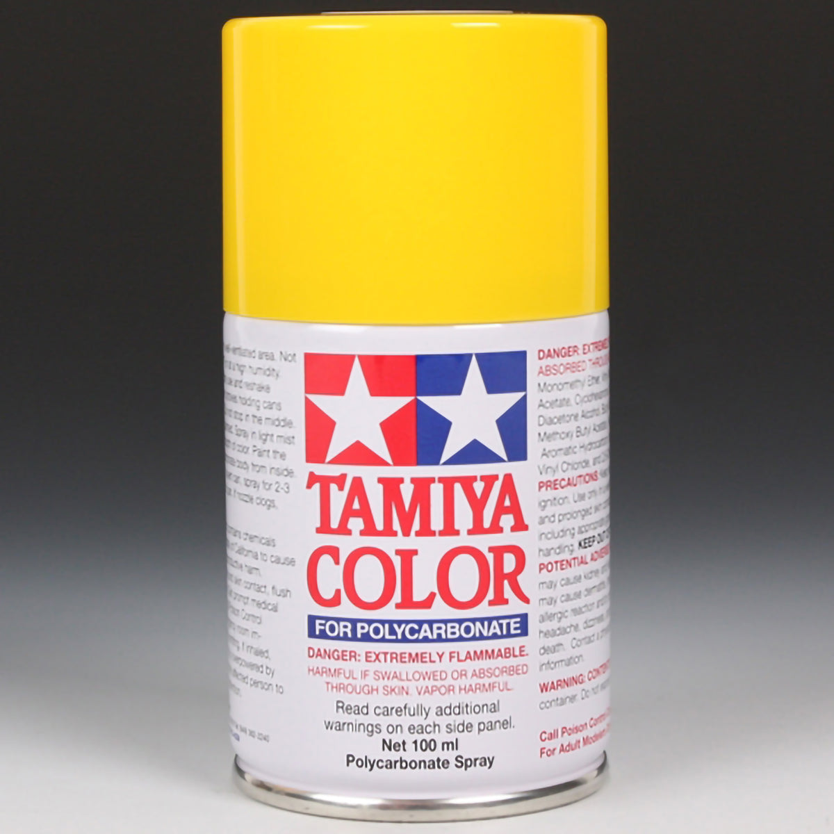 Tamiya Polycarbonate PS-6 Yellow Paint