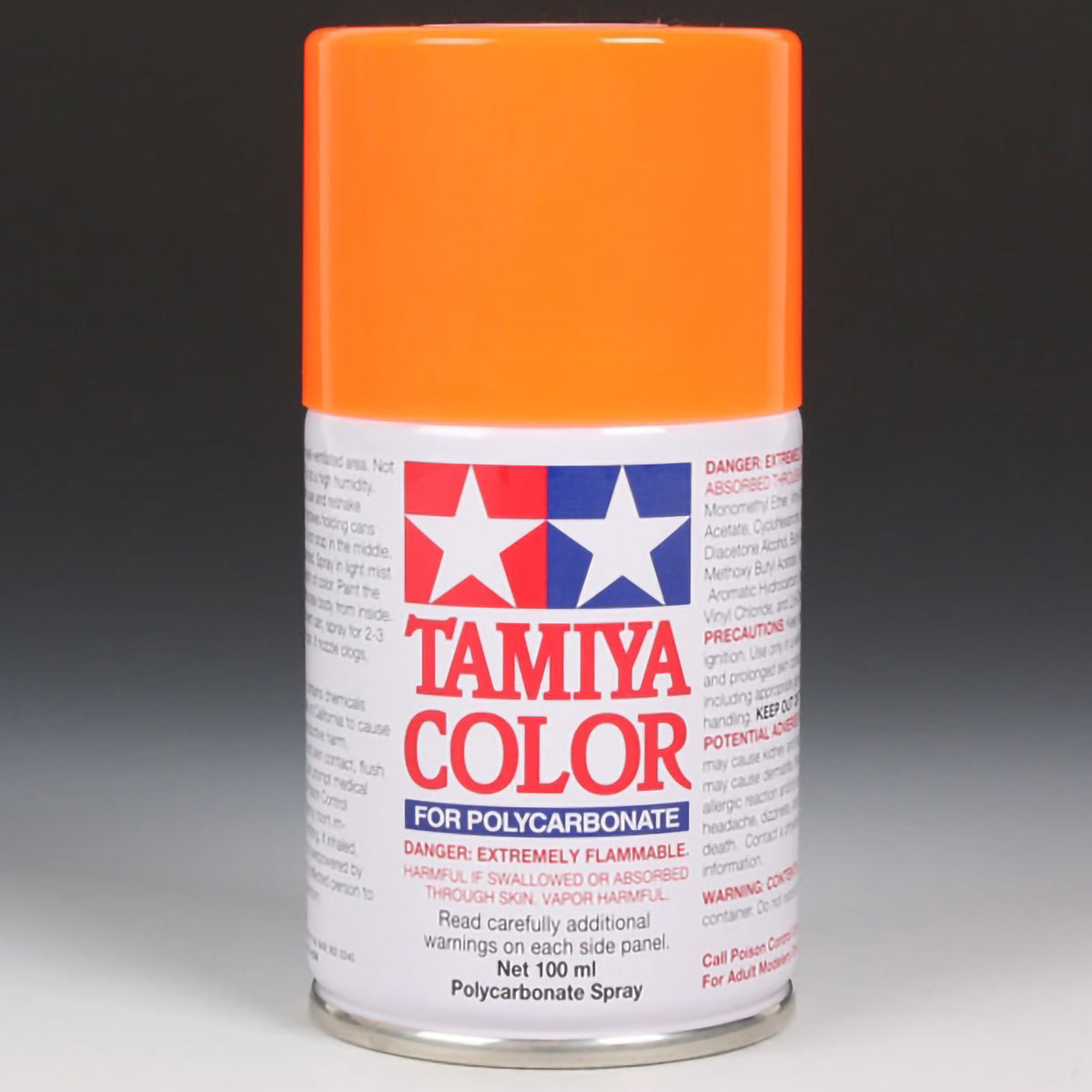 Tamiya Polycarbonate PS-24 Florescent Orange Paint