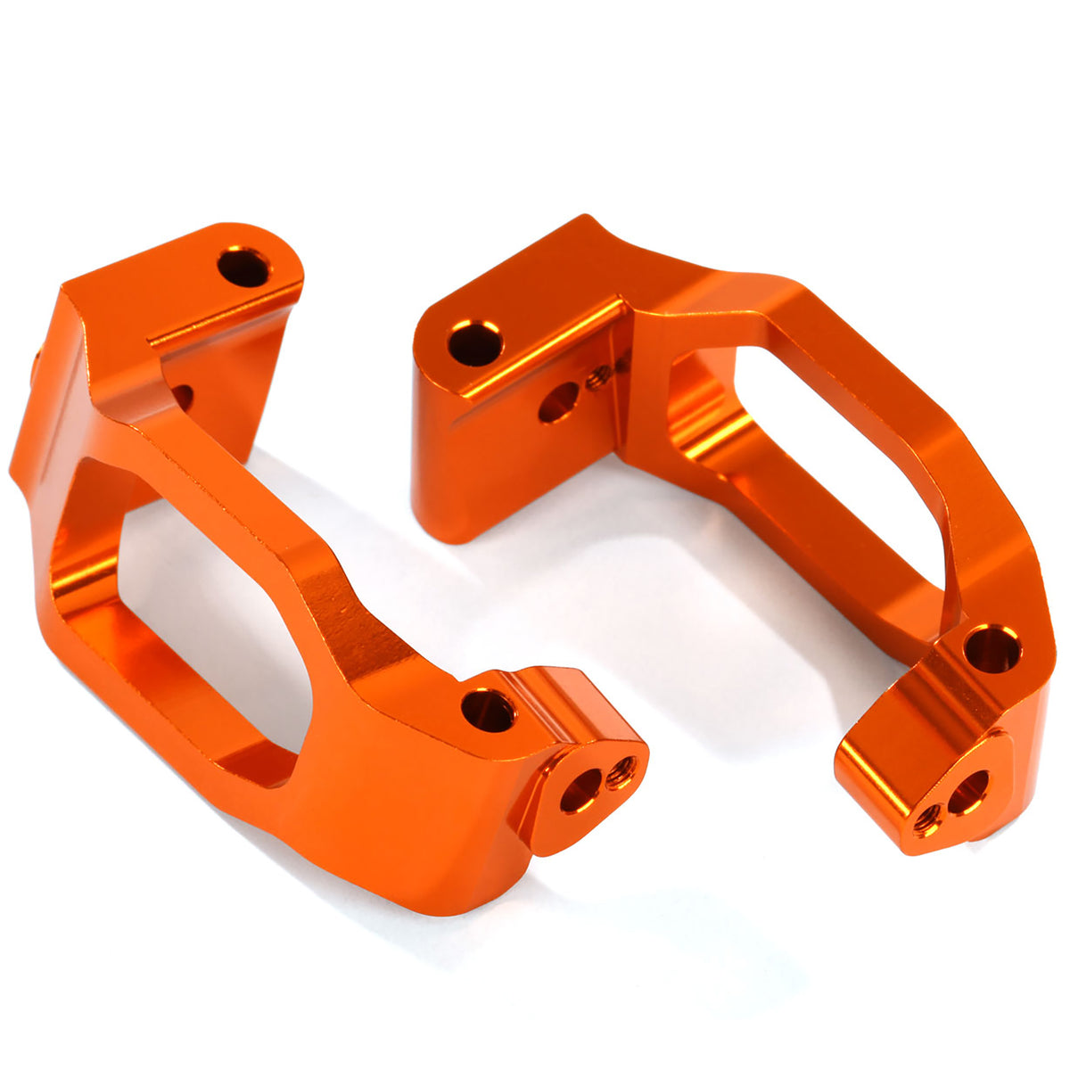 Traxxas Maxx Aluminum Caster Blocks (Orange)