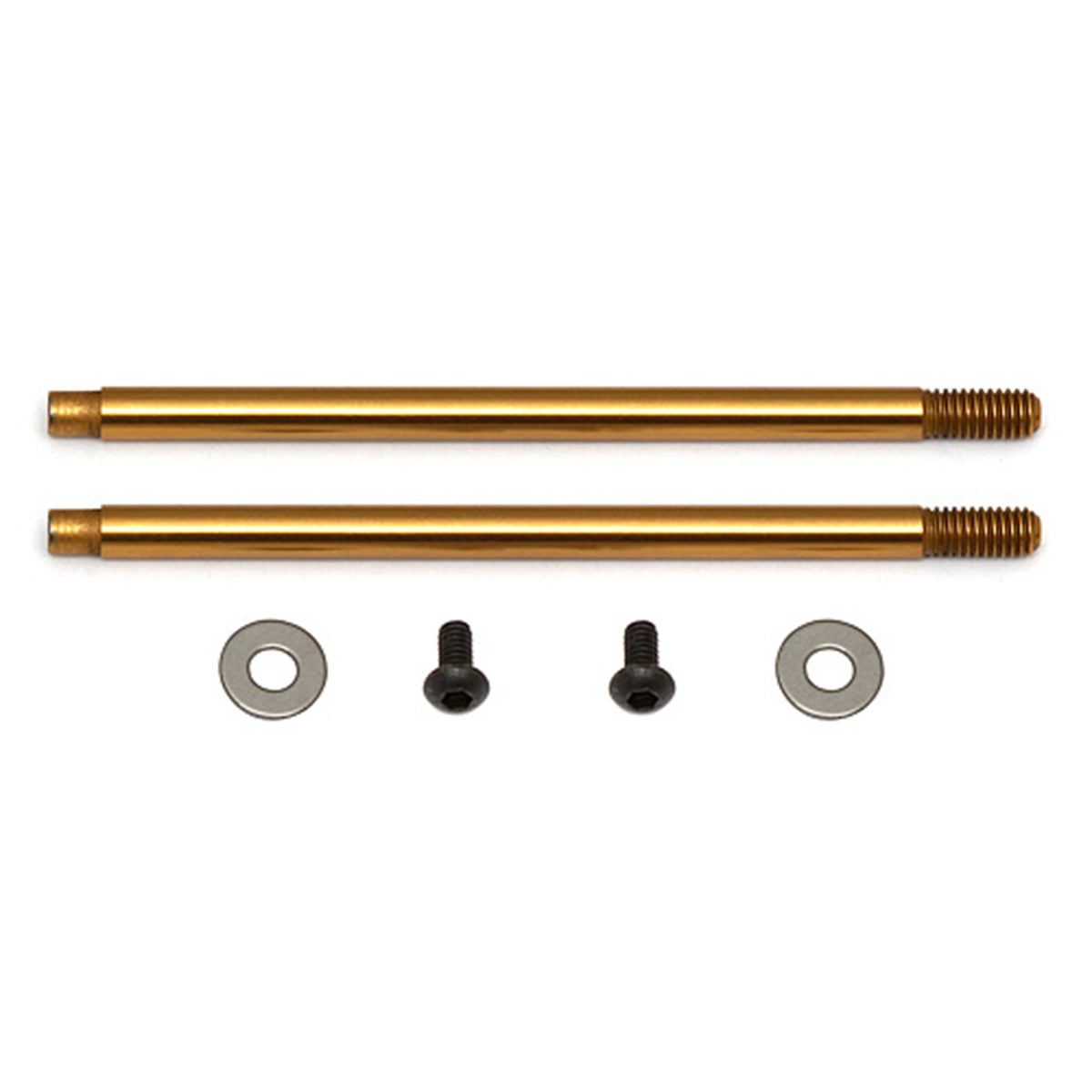 Team Associated 3x35 mm Shock Shafts (V2), TiN