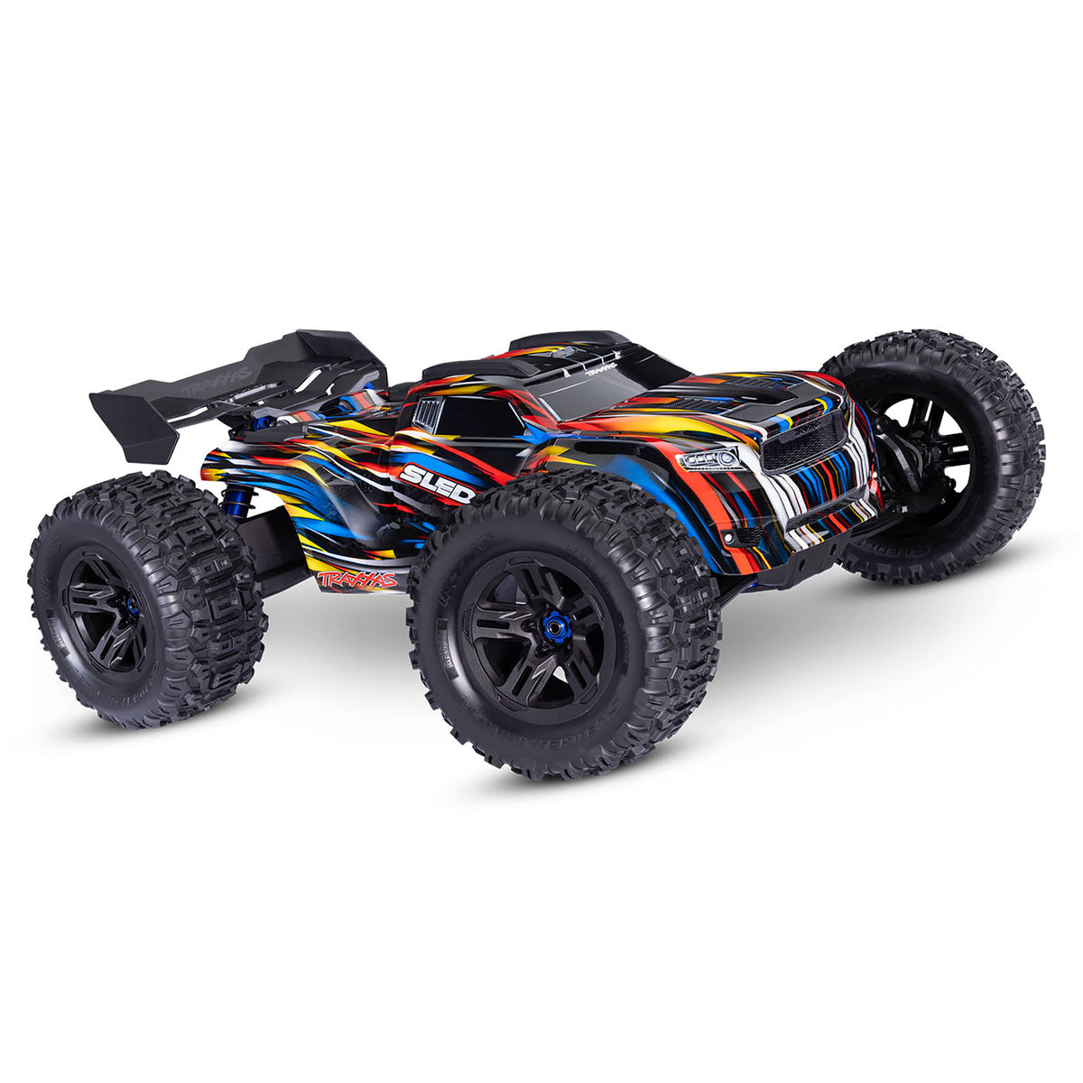 Traxxas Sledge Belted RTR 6S 4WD Electric Monster Truck (Blue) w/VXL-6s ESC & TQi 2.4GHz Radio