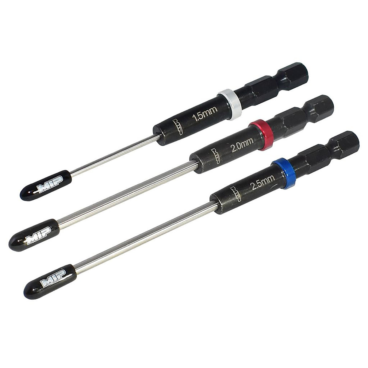 MIP Speed Tip Hex Driver Wrench Set, Gen 2, Metric (3), 1.5mm, 2.0mm, 2.5mm