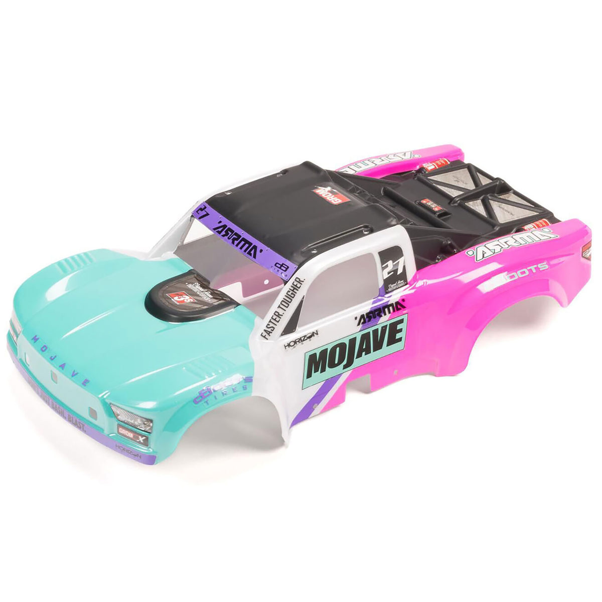 Arrma Mojave GROM Pre-Painted Body (Teal/Pink)